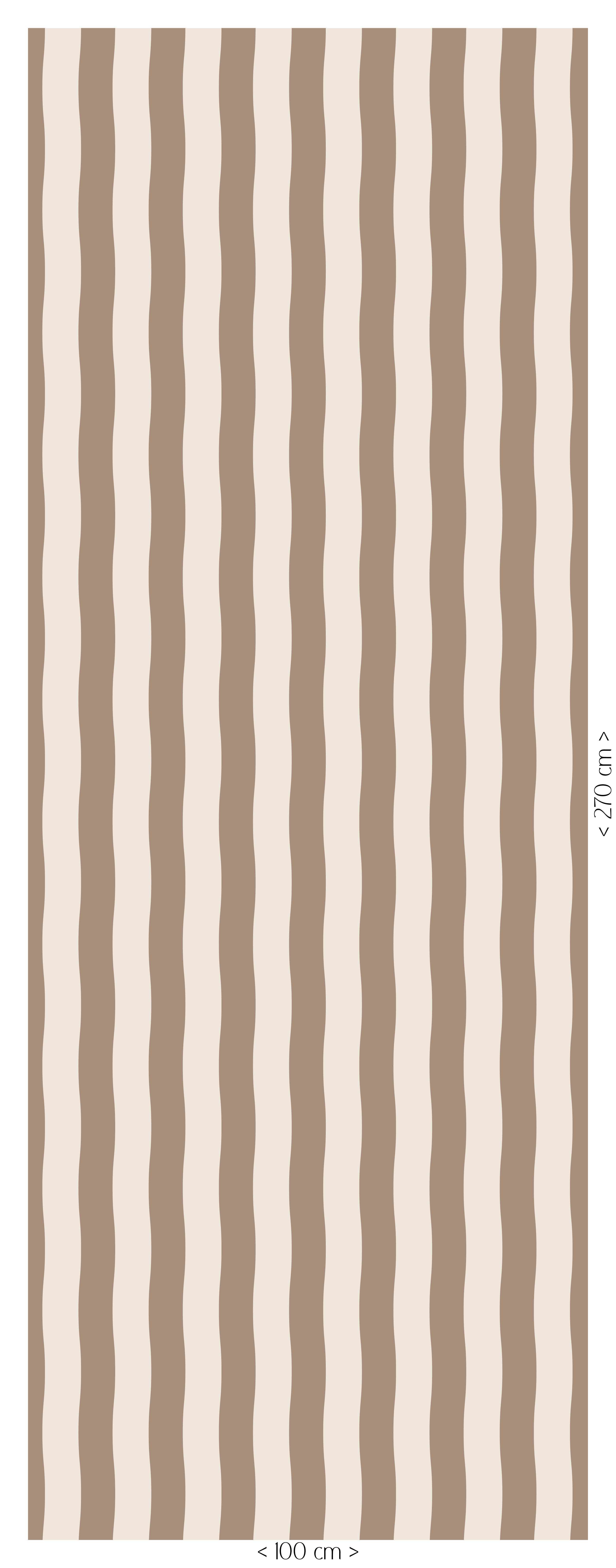 Wavy Stripes Wallpaper – Mocha