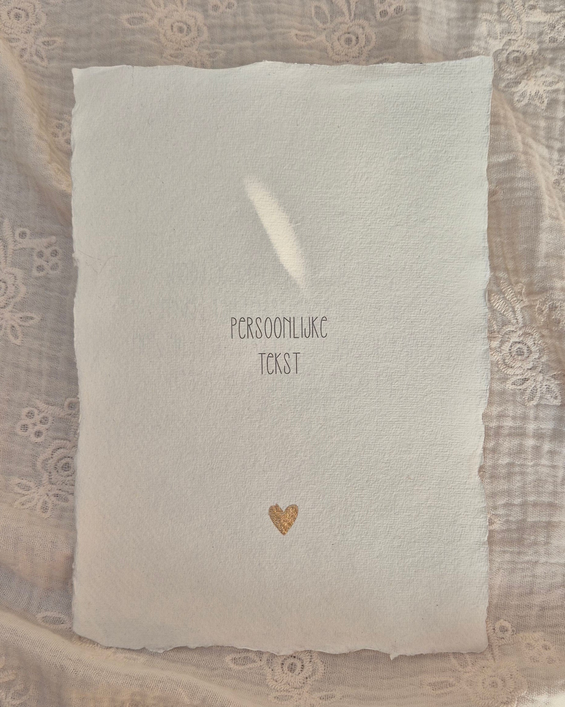 Gedichtje - Persoonlijke tekst (gepersonaliseerd)