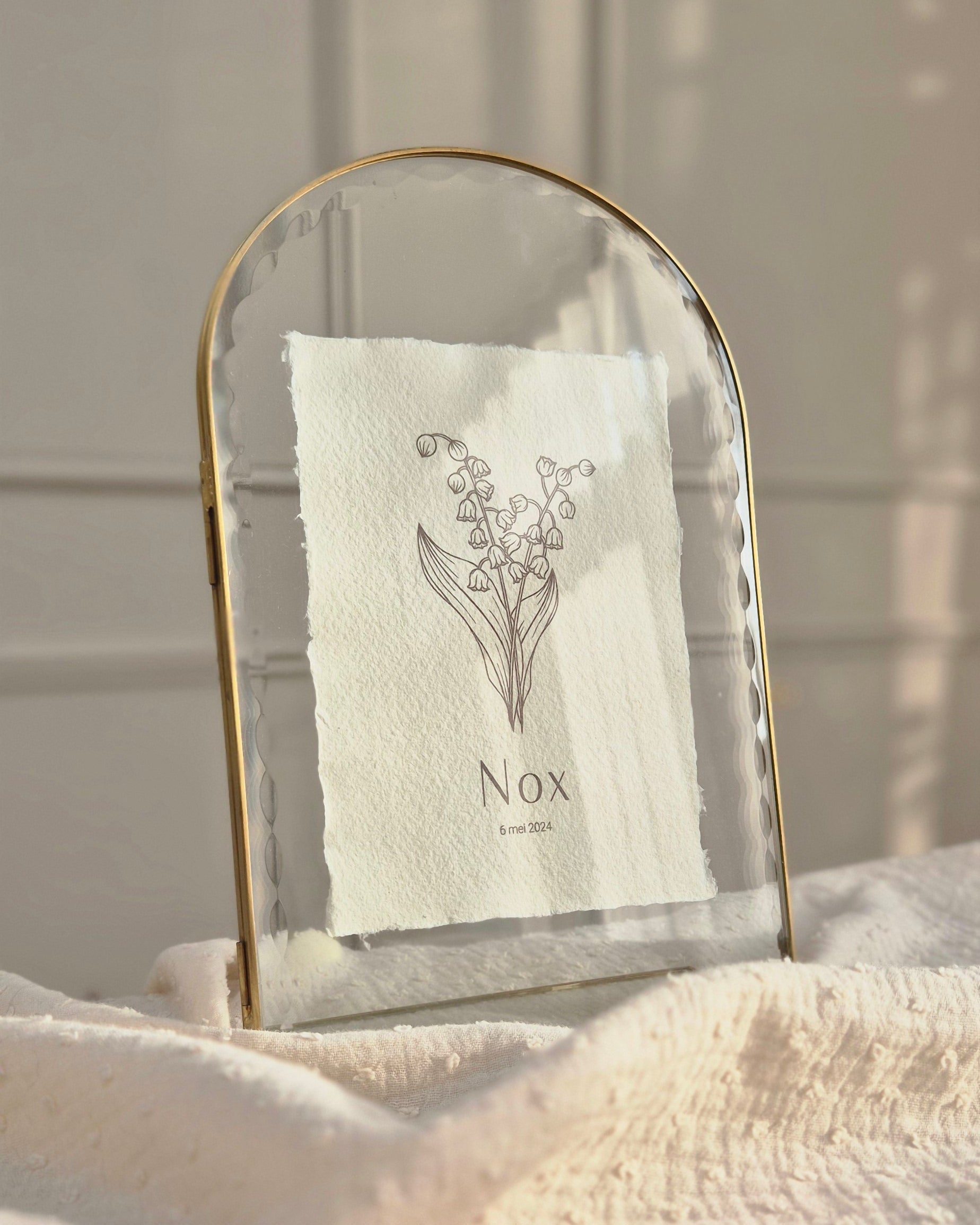 poster geboortebloem mei