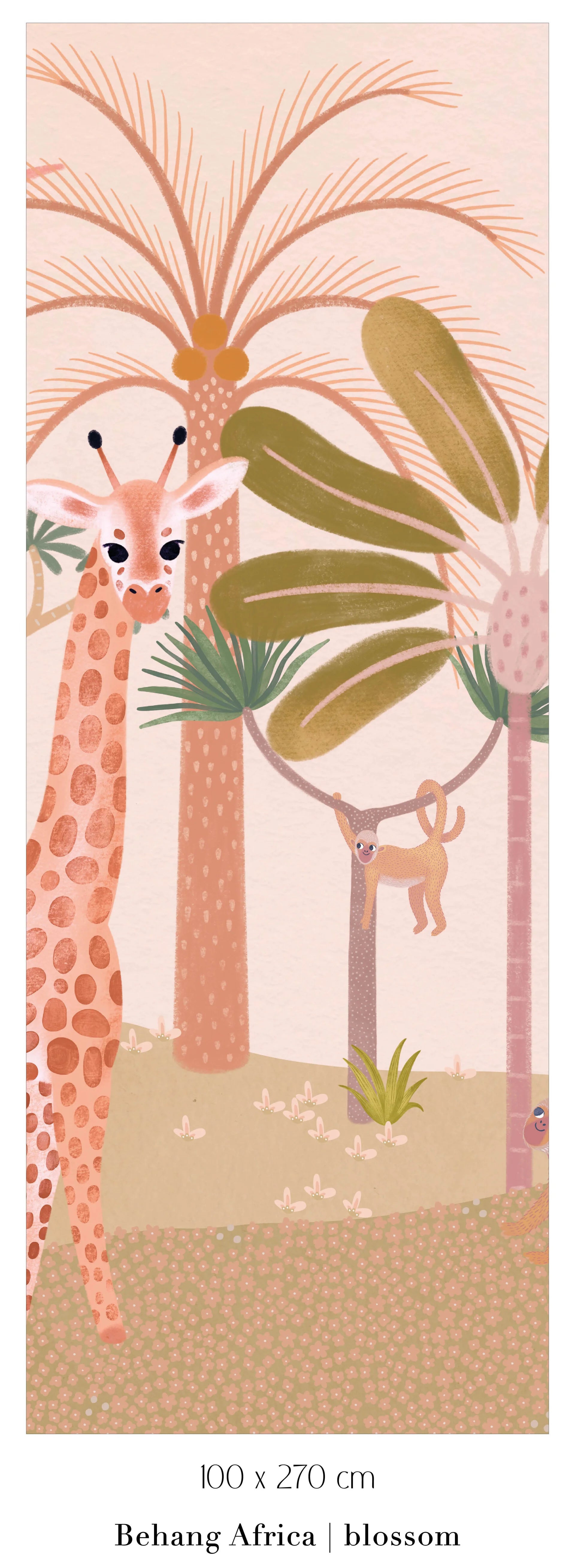 Collage behang Africa - blossom