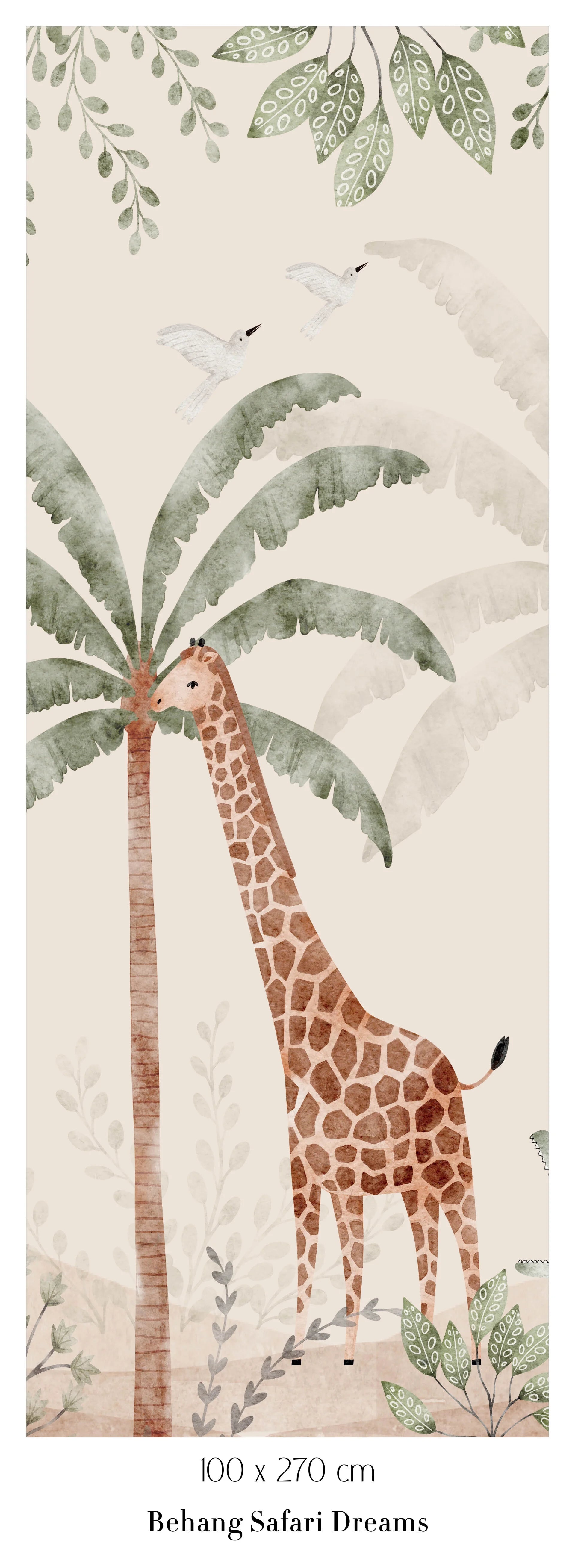 Collage behang Safari Dreams