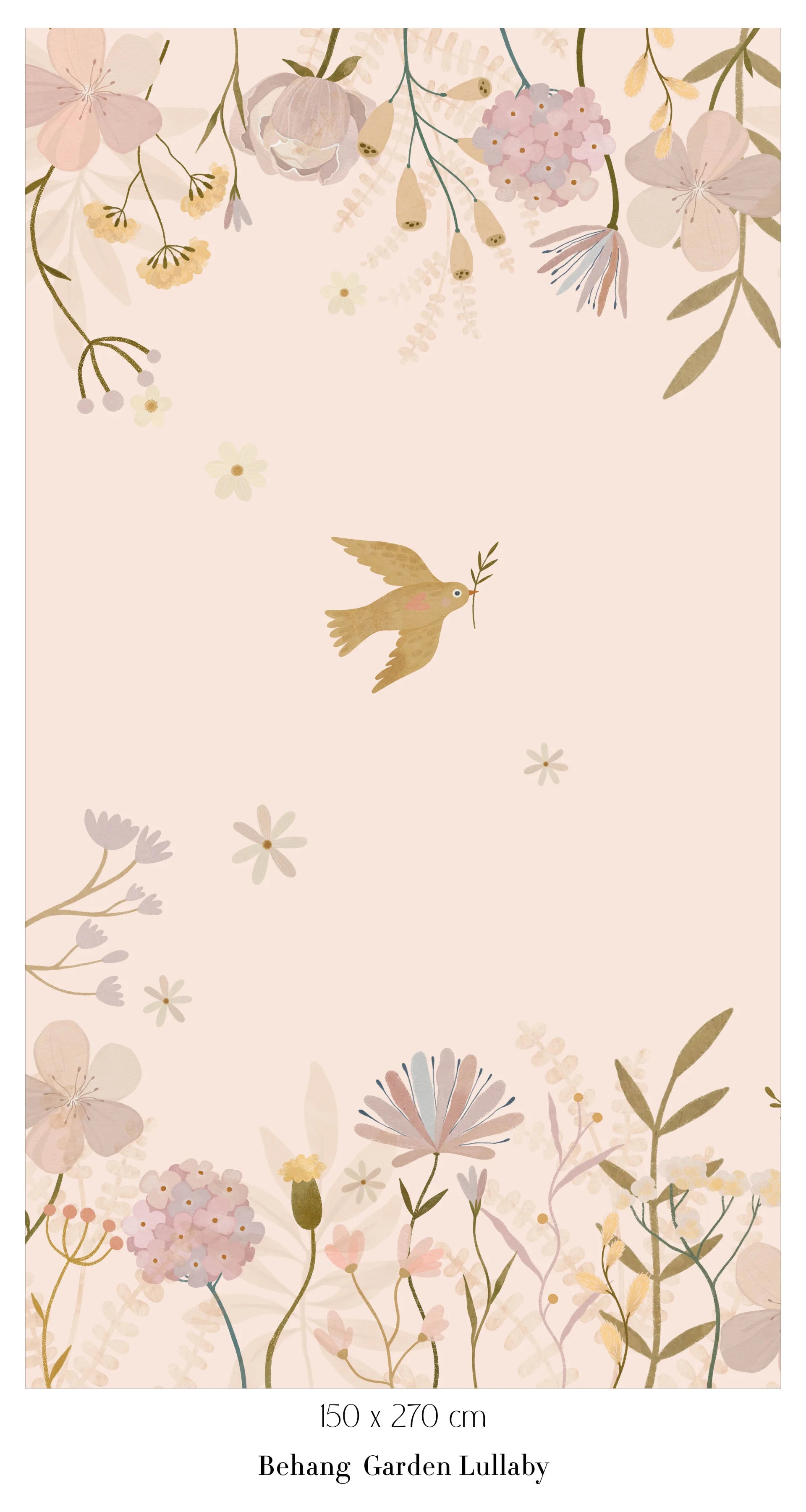 Collage wallpaper Garden Lullaby