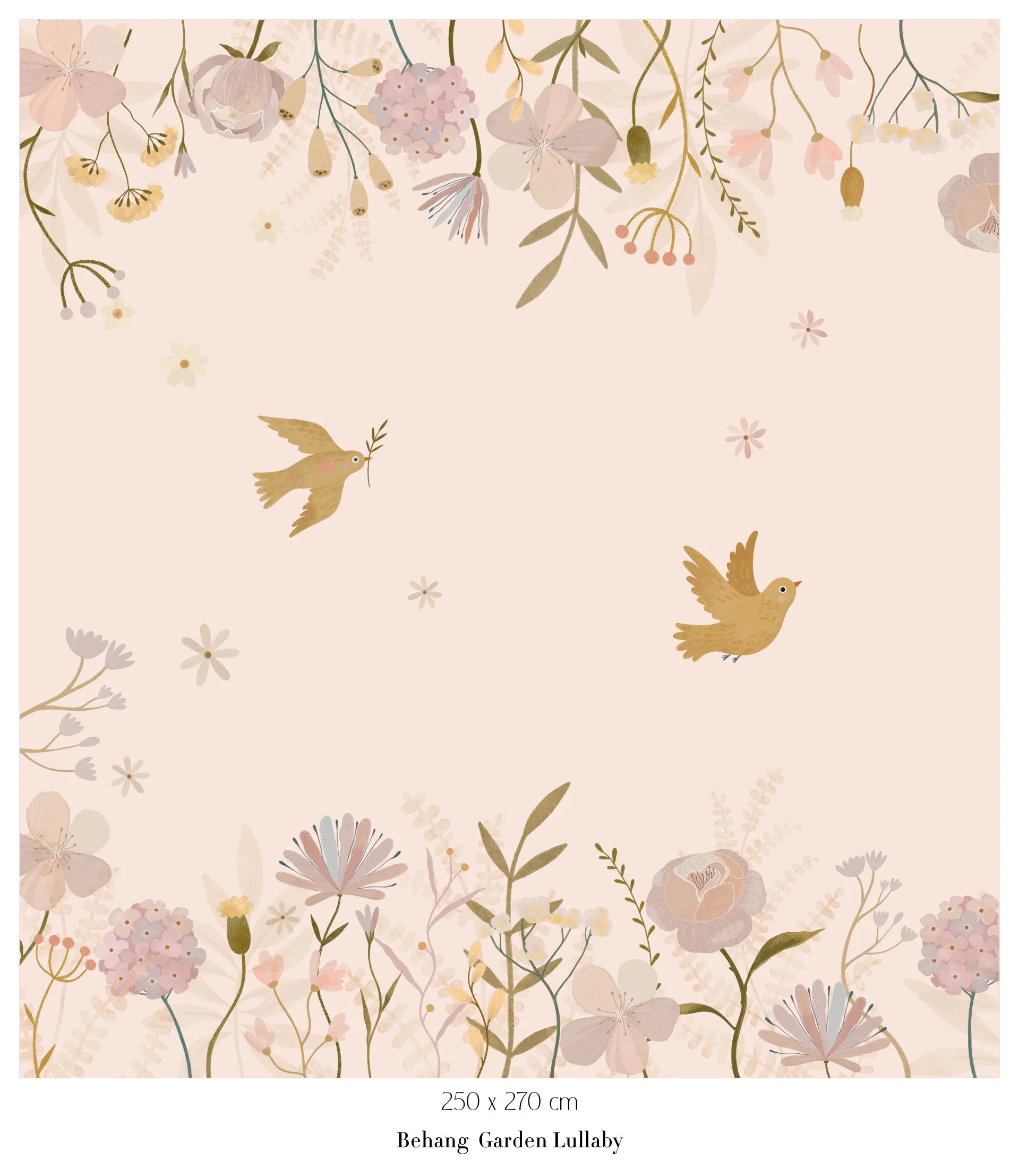 Collage wallpaper Garden Lullaby