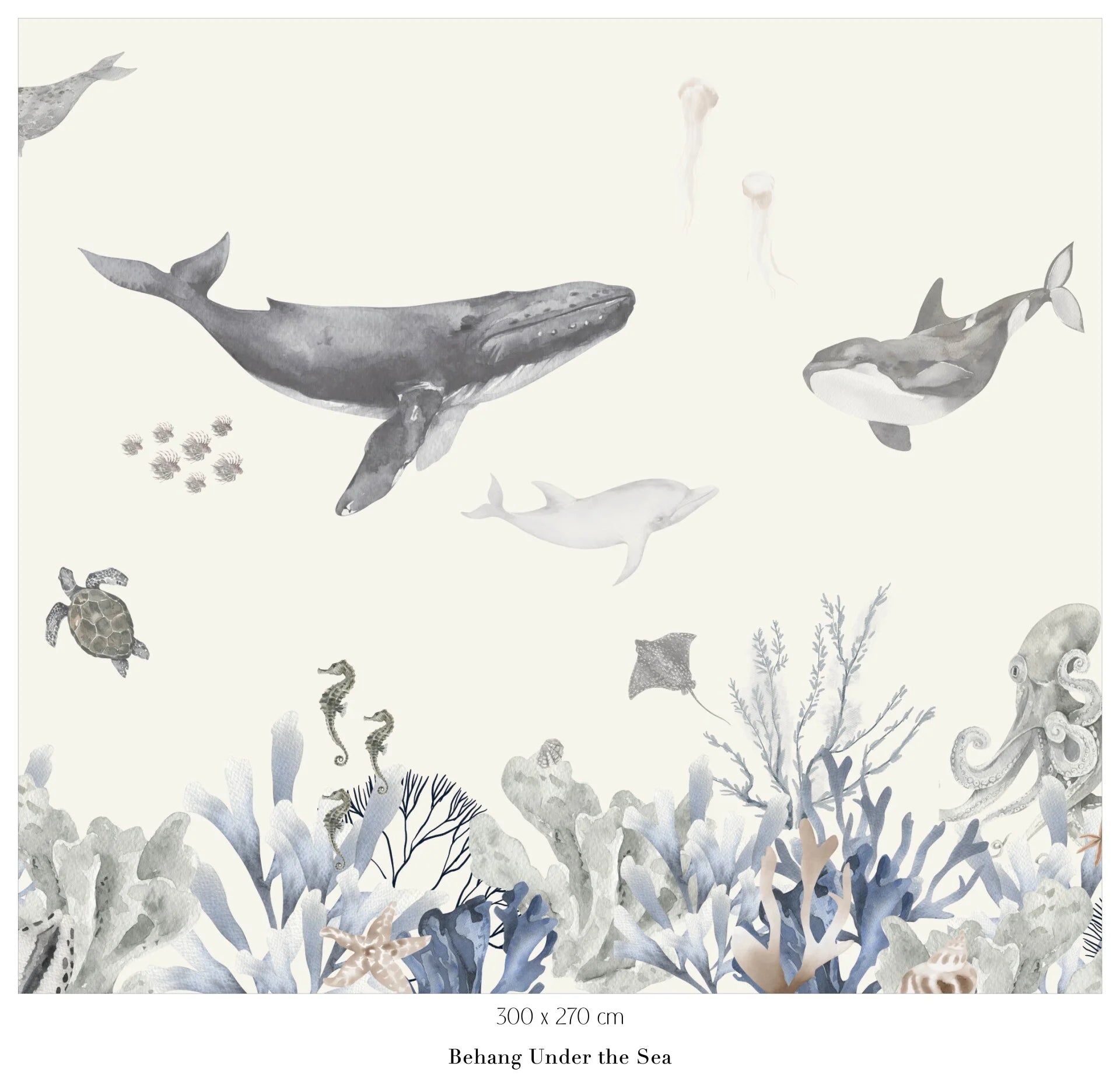 Collage behang Under the Sea