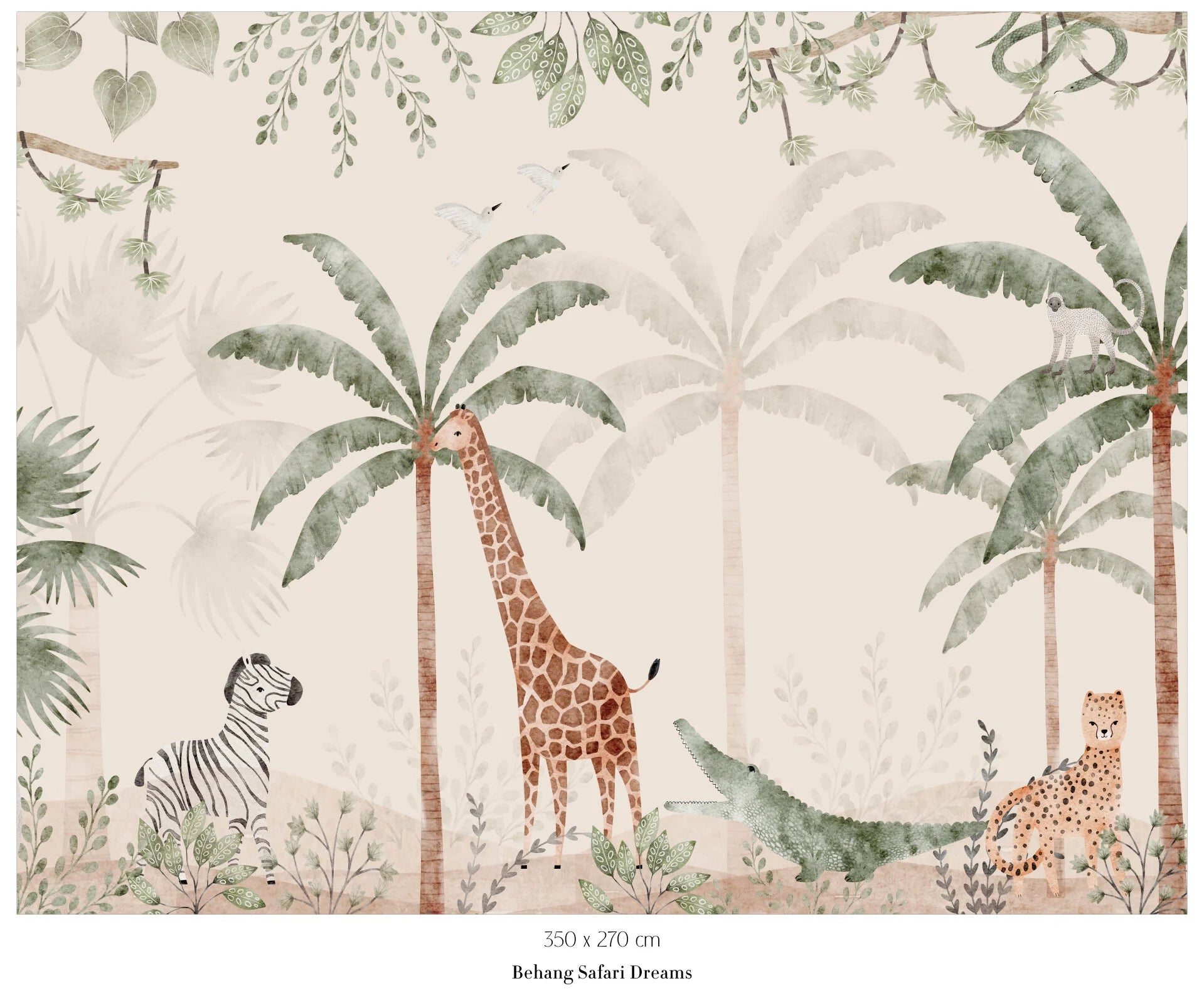 Collage wallpaper Safari Dreams