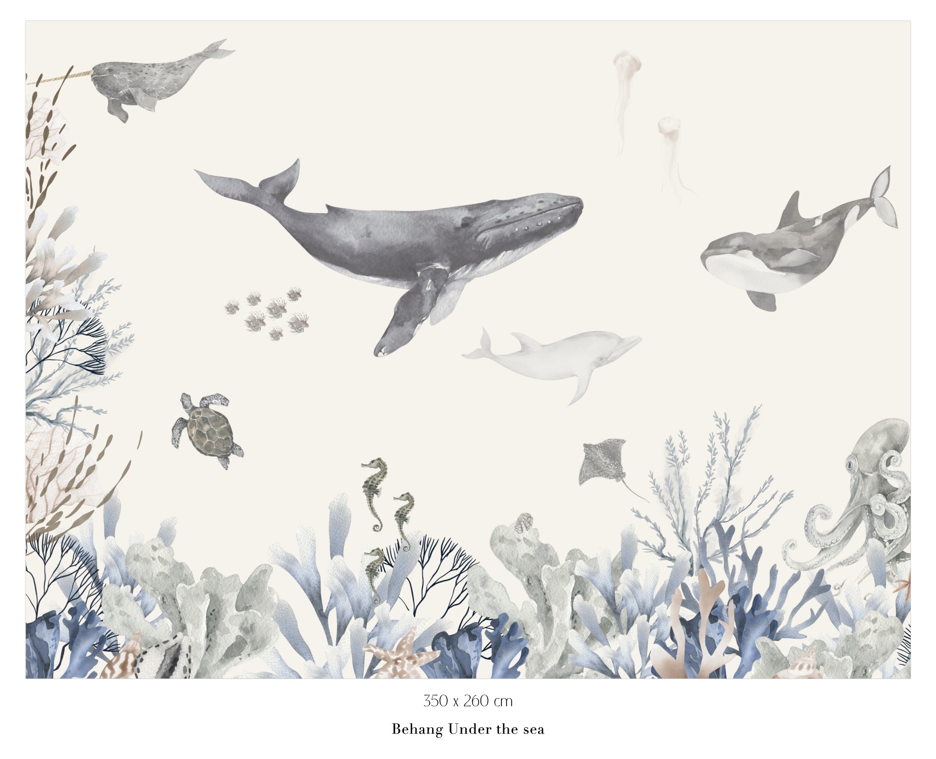 Collage behang Under the Sea