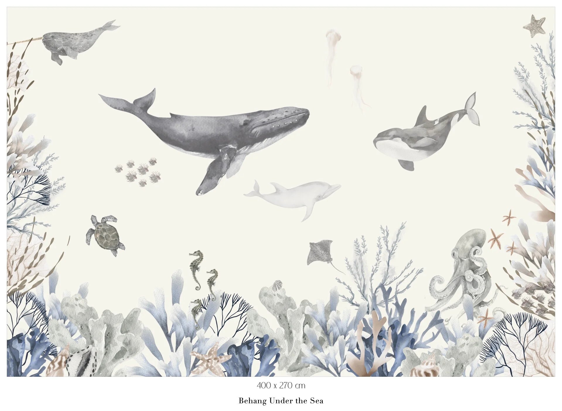 Collage behang Under the Sea