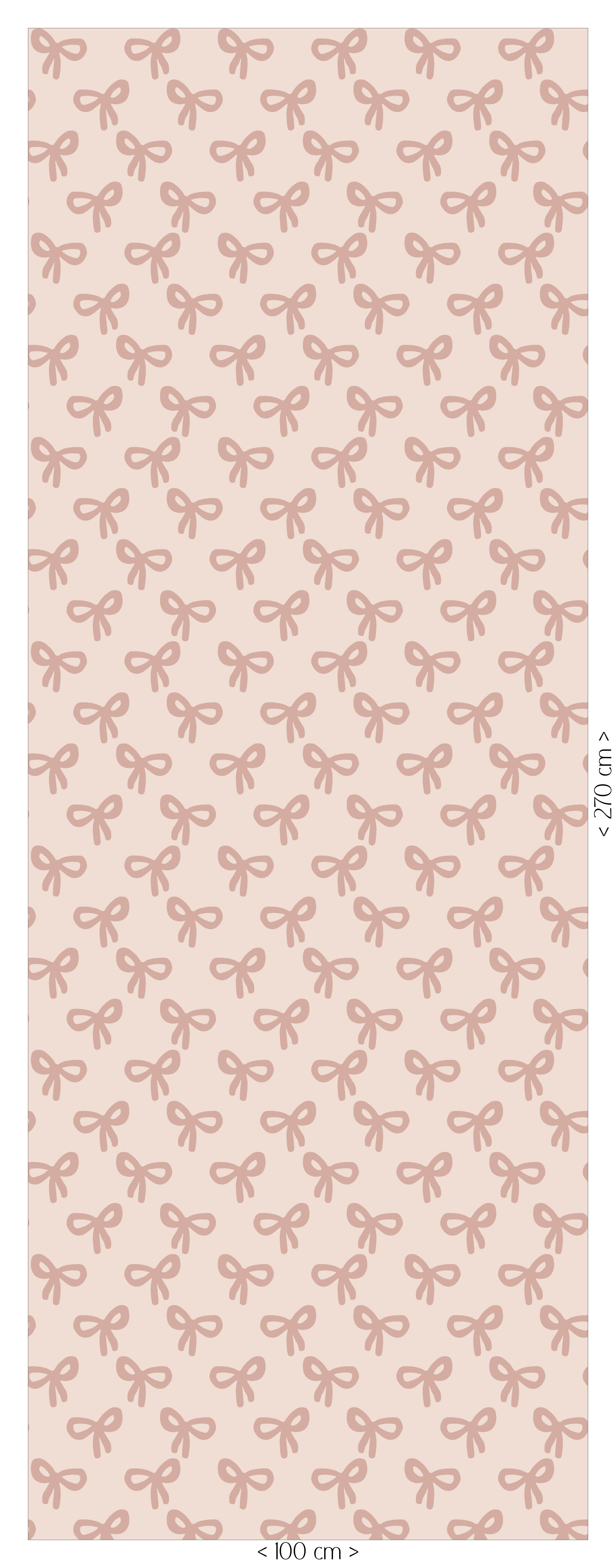 Wallpaper Bows - beige