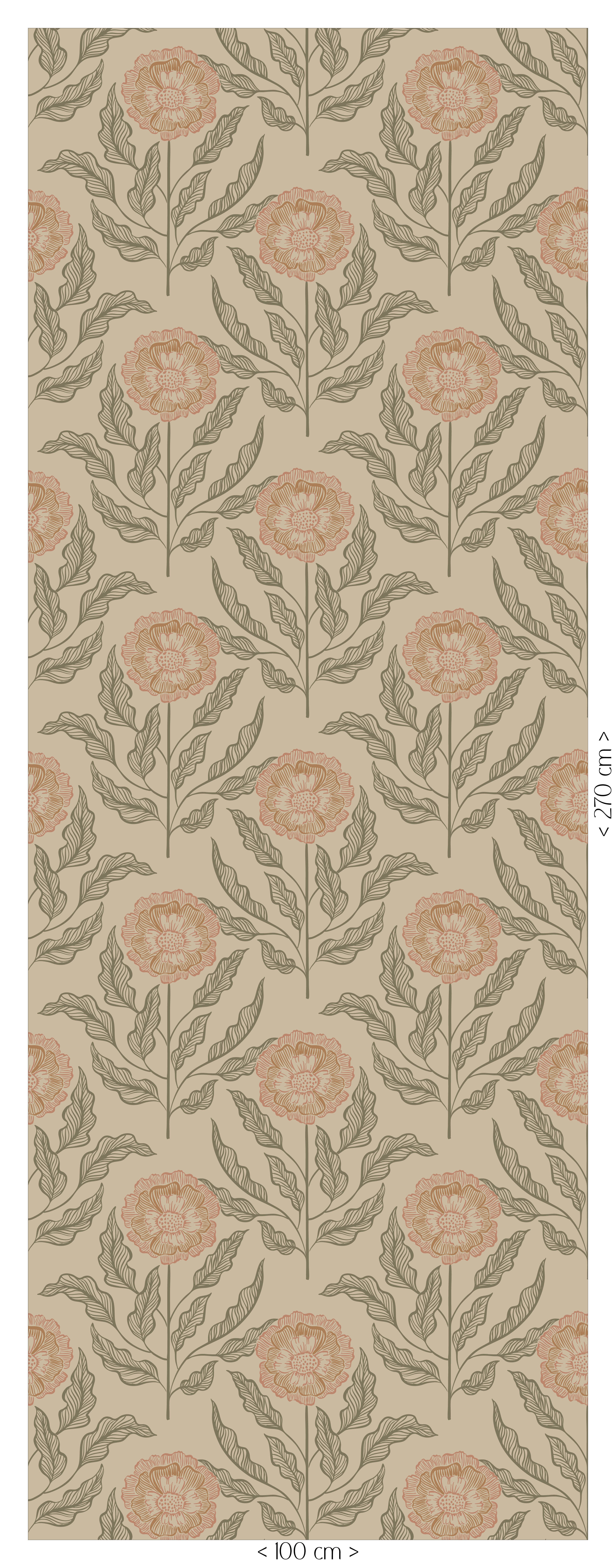 Wallpaper Sunset Flowers - honey dust