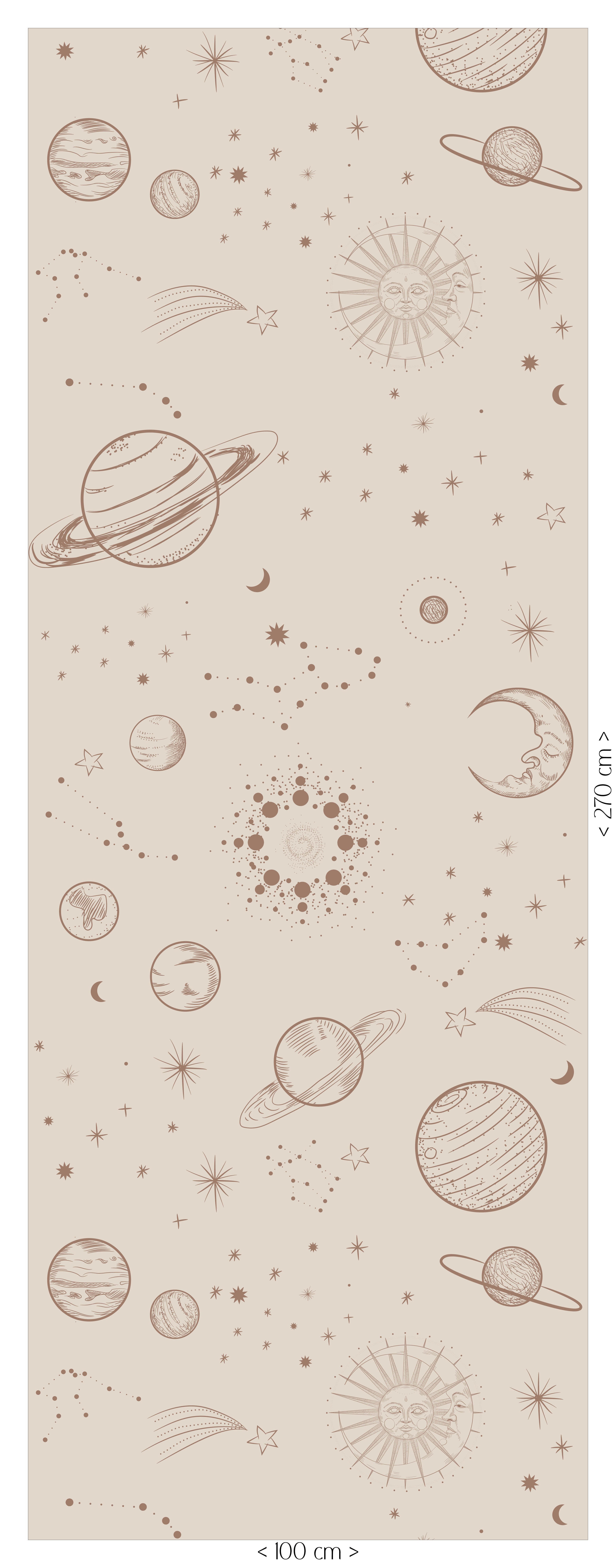 Behang In de Ruimte - beige