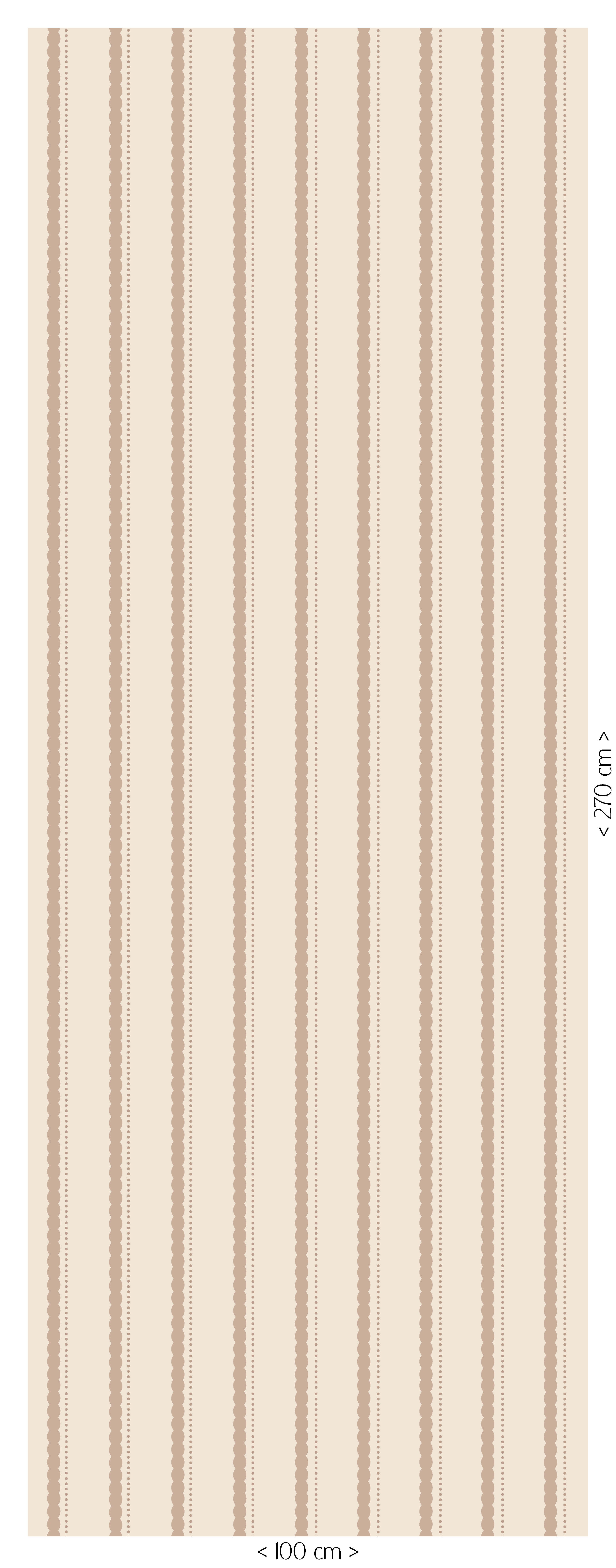 Wallpaper Wavy Stripes - olive green