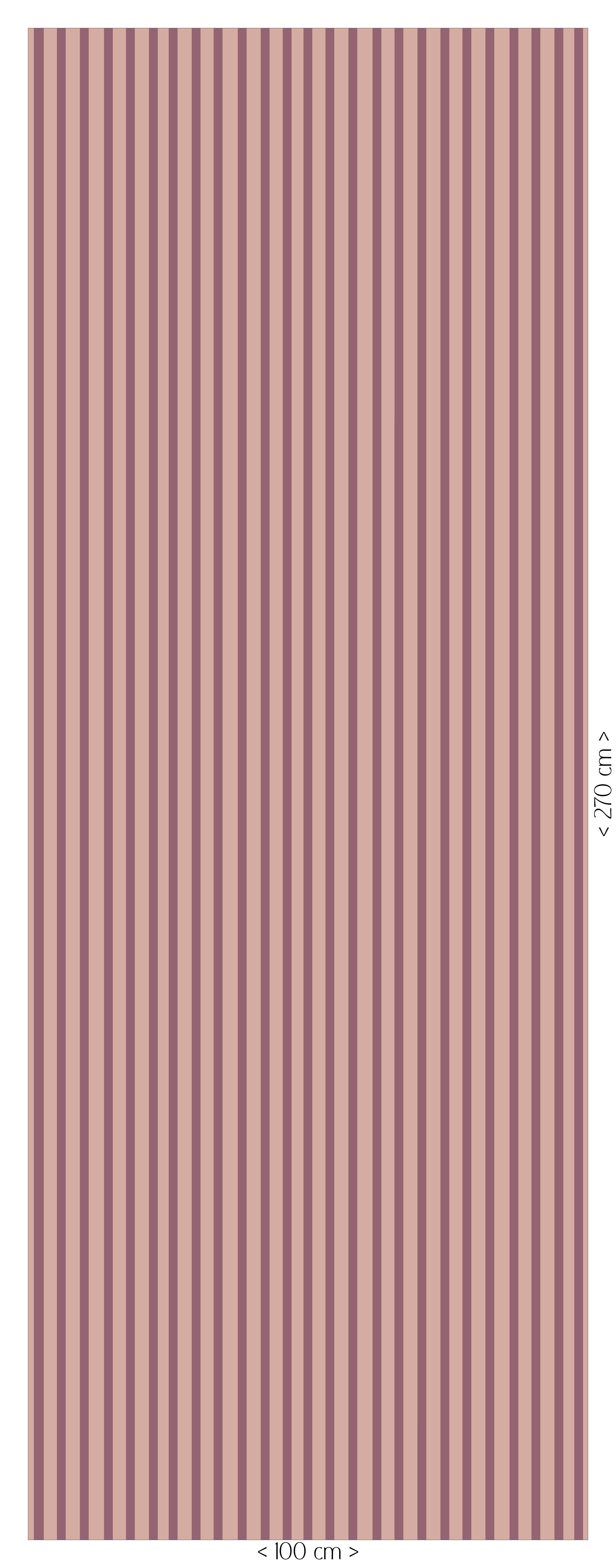 Behang Stripes - grape