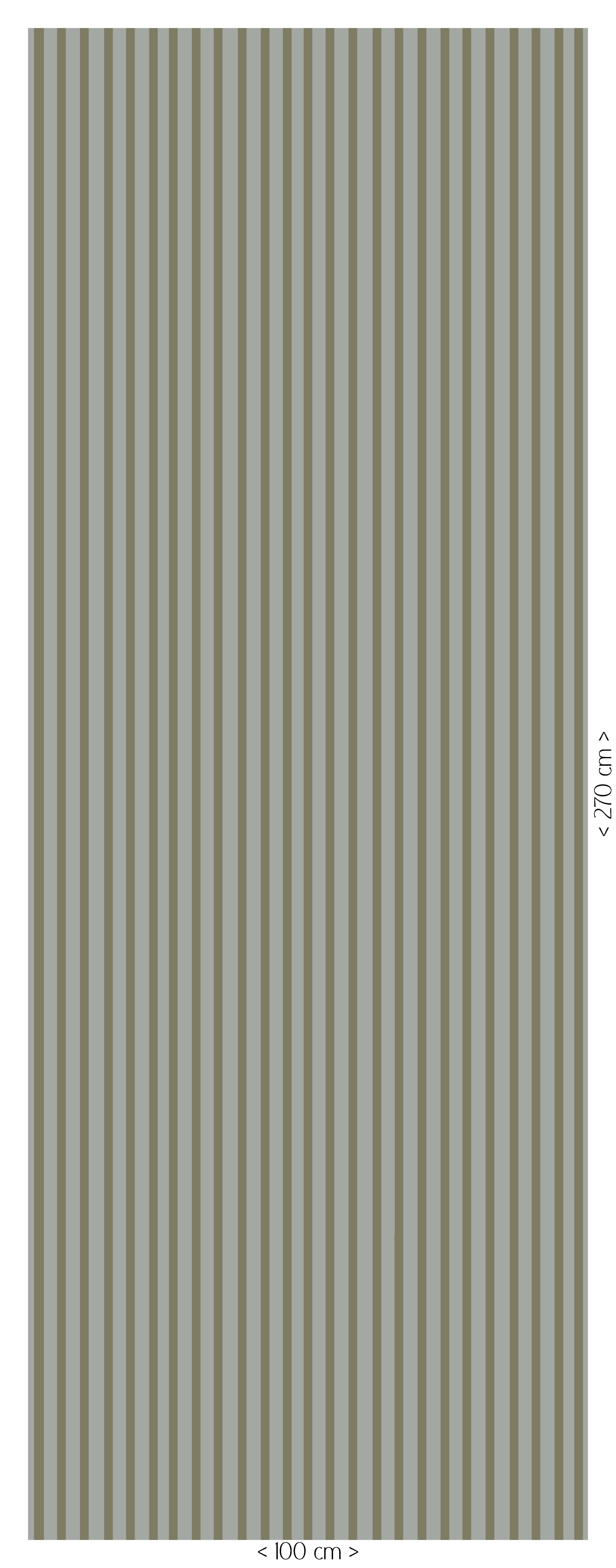 Behang Stripes - groen