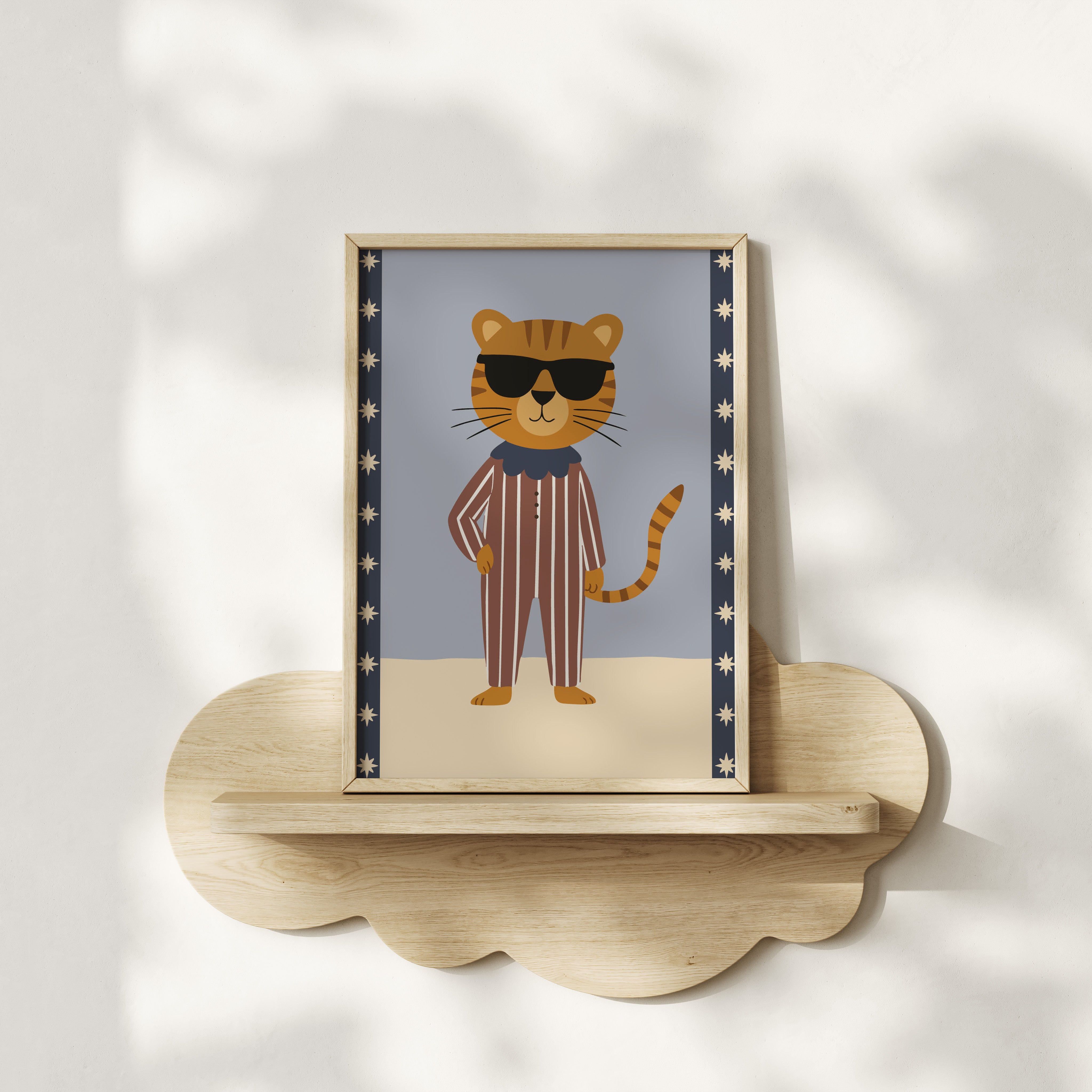 Kinderkamer poster - Too Cool Tiger