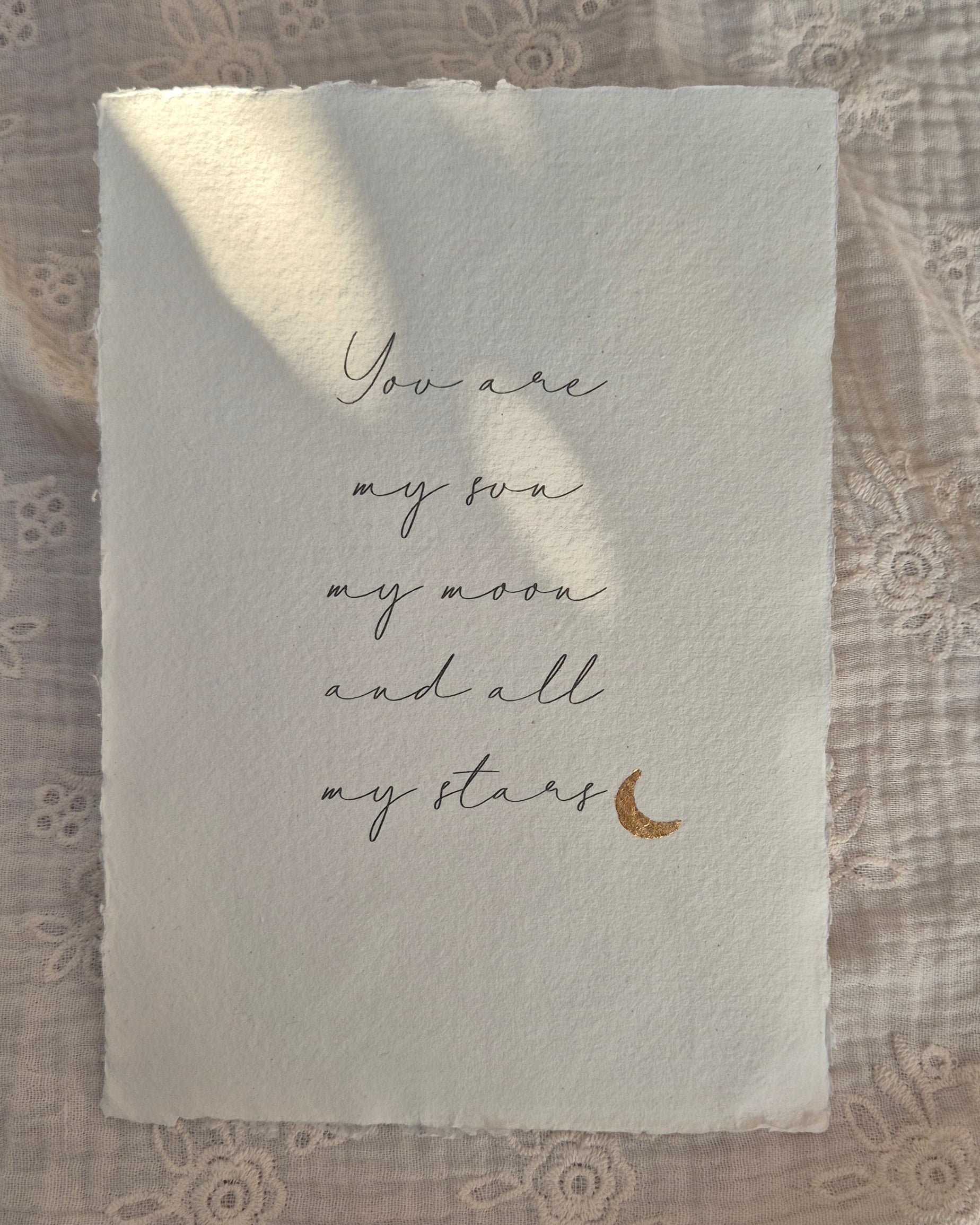 Gedichtje - You are my sun, my moon and all my stars