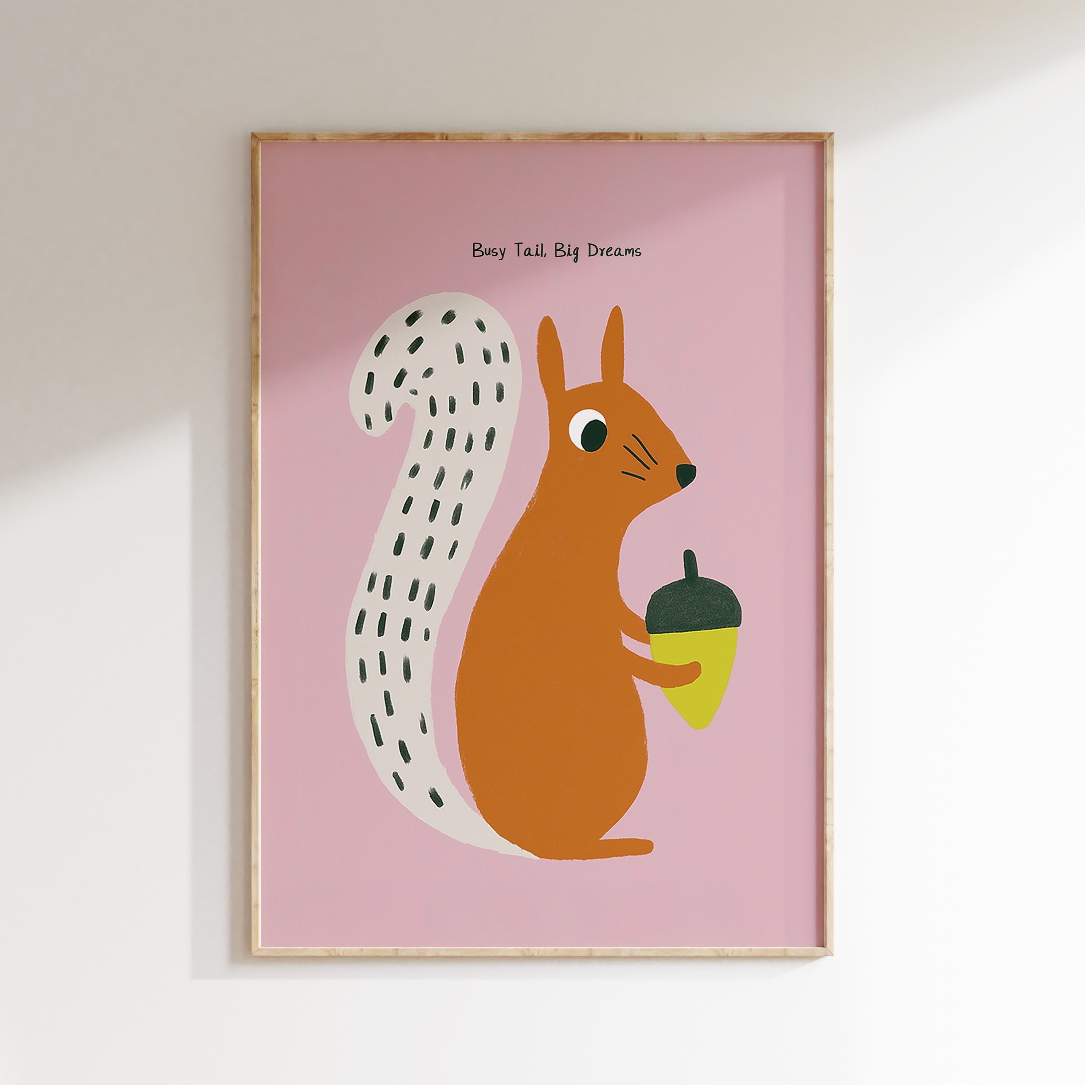 Kinderkamer print - Eekhoorn