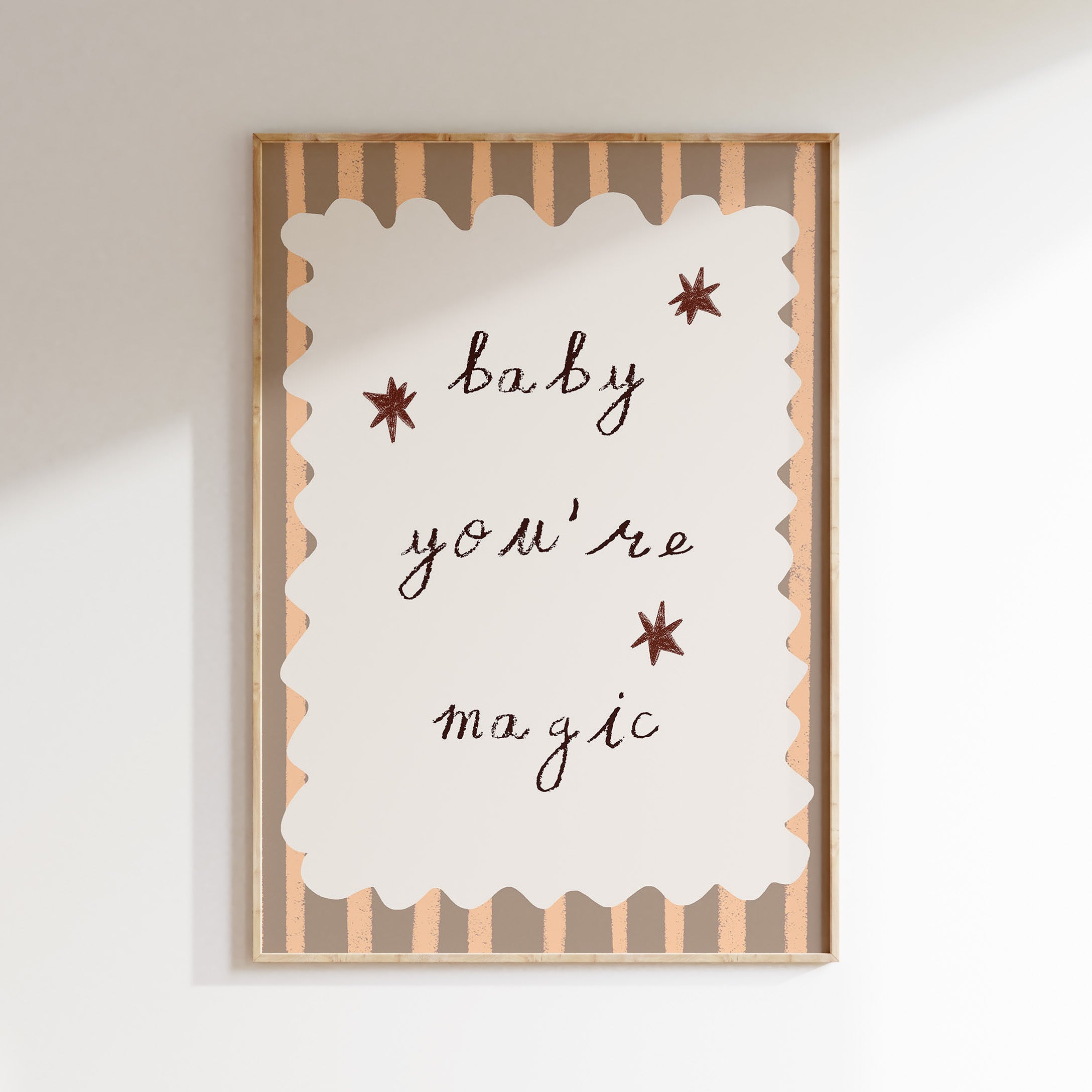 Kinderkamer print - Baby you're magic