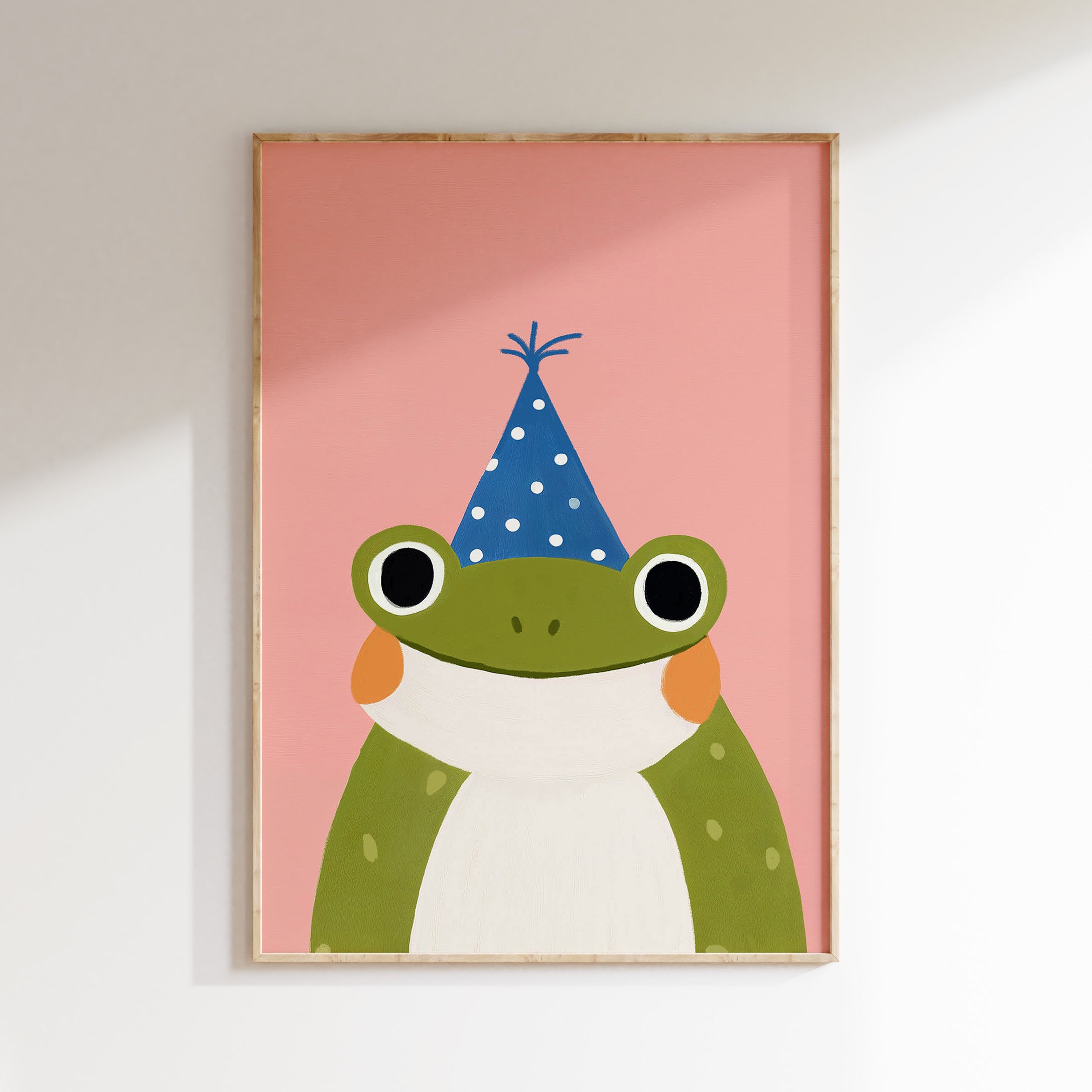 Kinderkamer print - Birthday Froggy