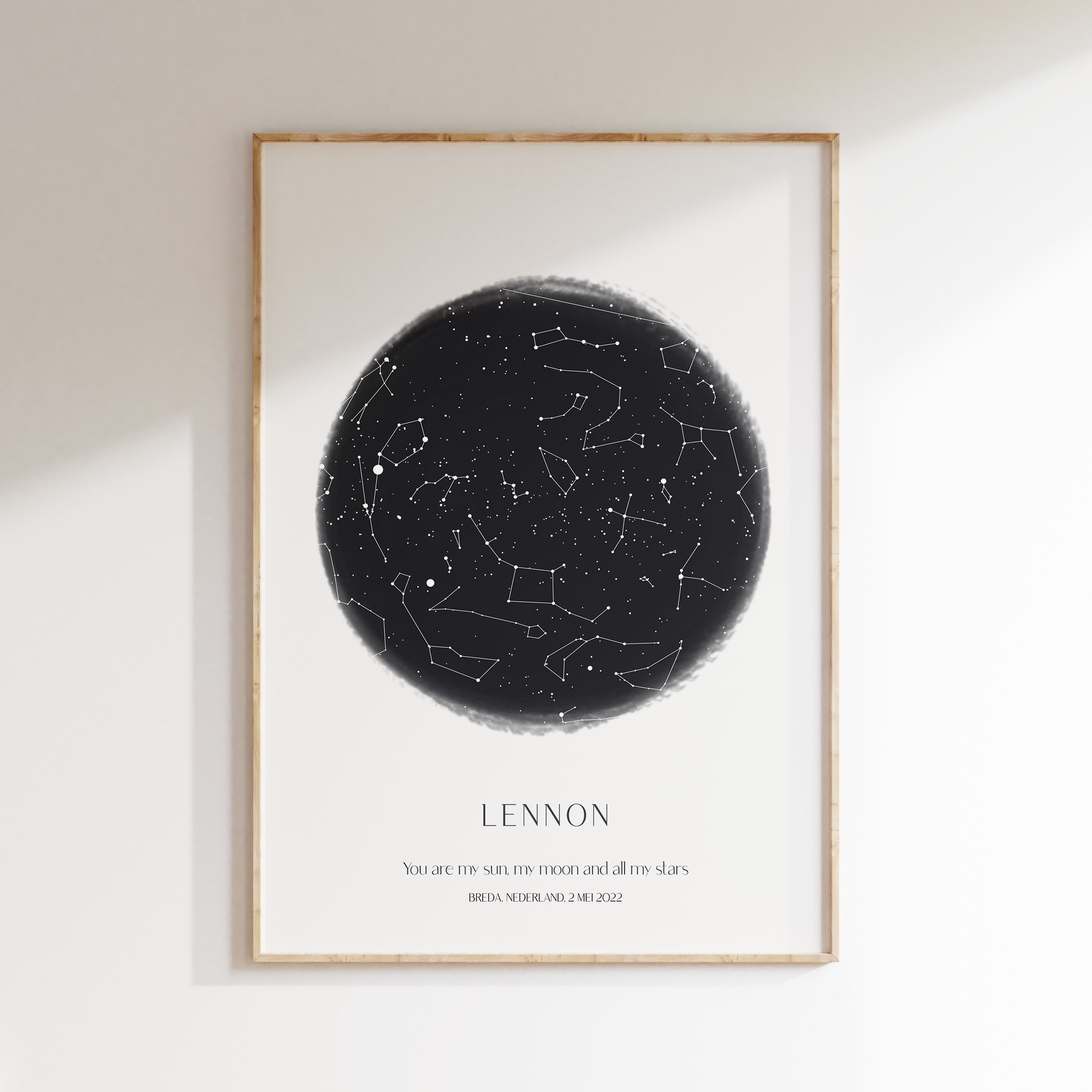 Sterrenhemel poster - CHARCOAL