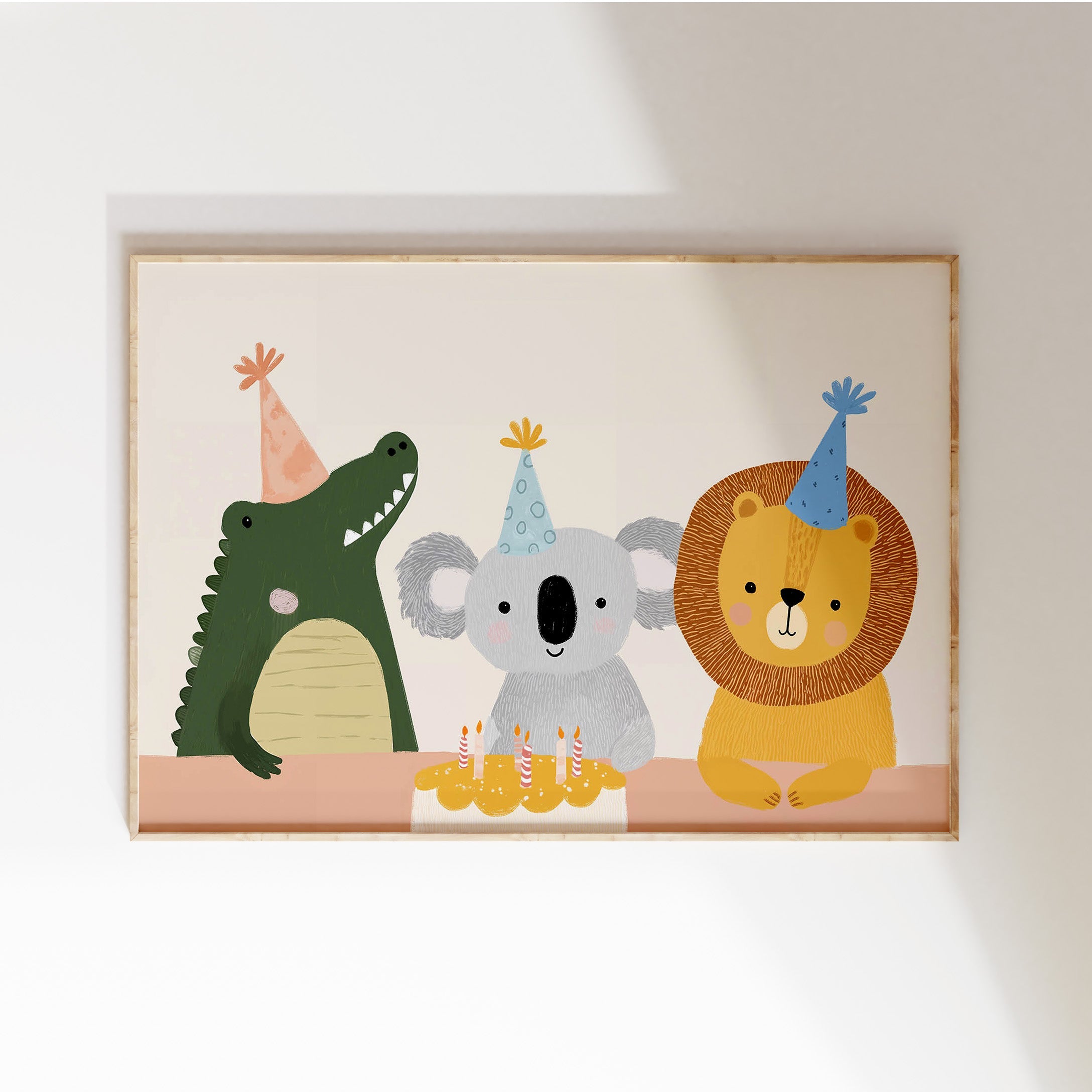 Kinderkamer print - Verjaardag