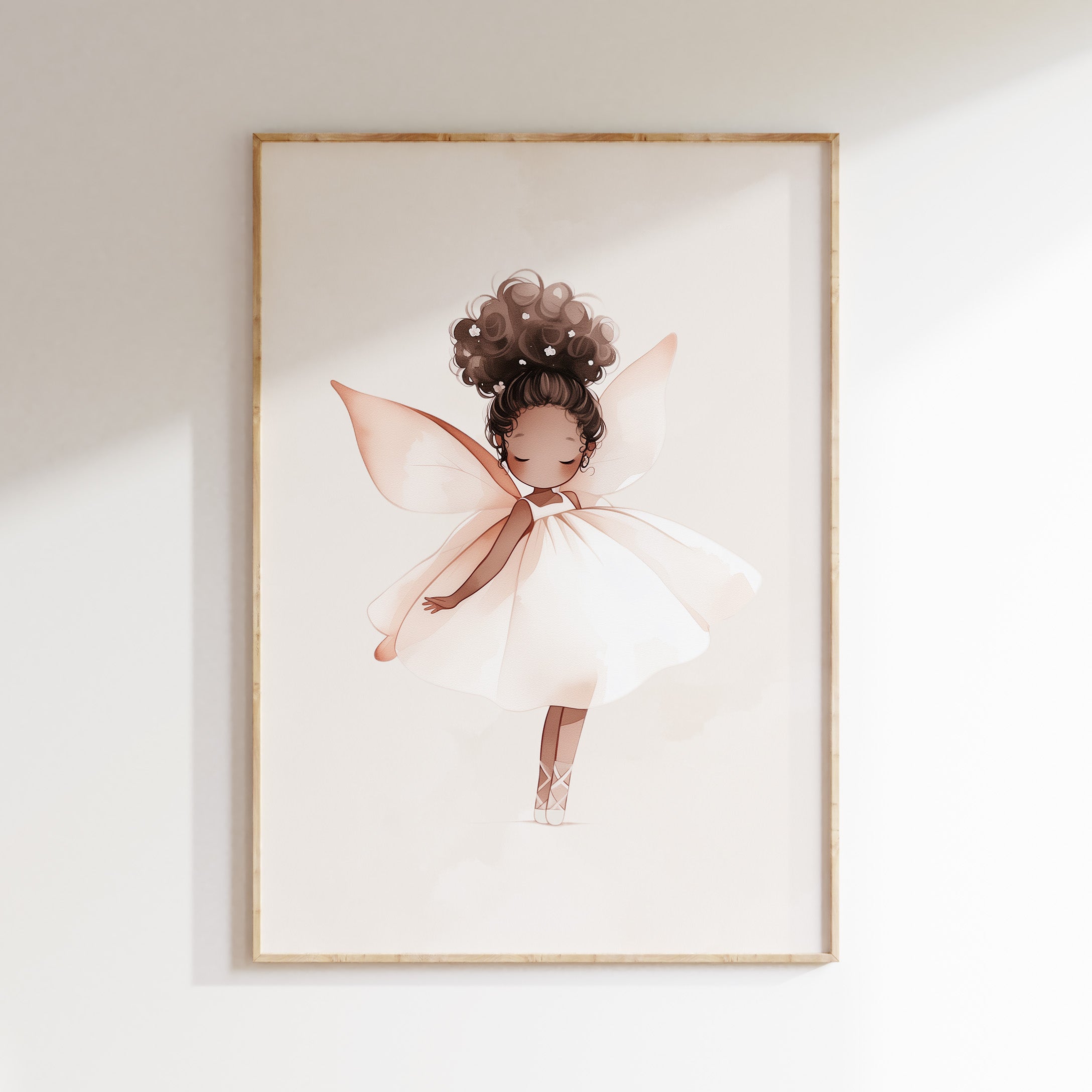 Children's room poster - Fairy curls | Unicorns &amp; Fairies