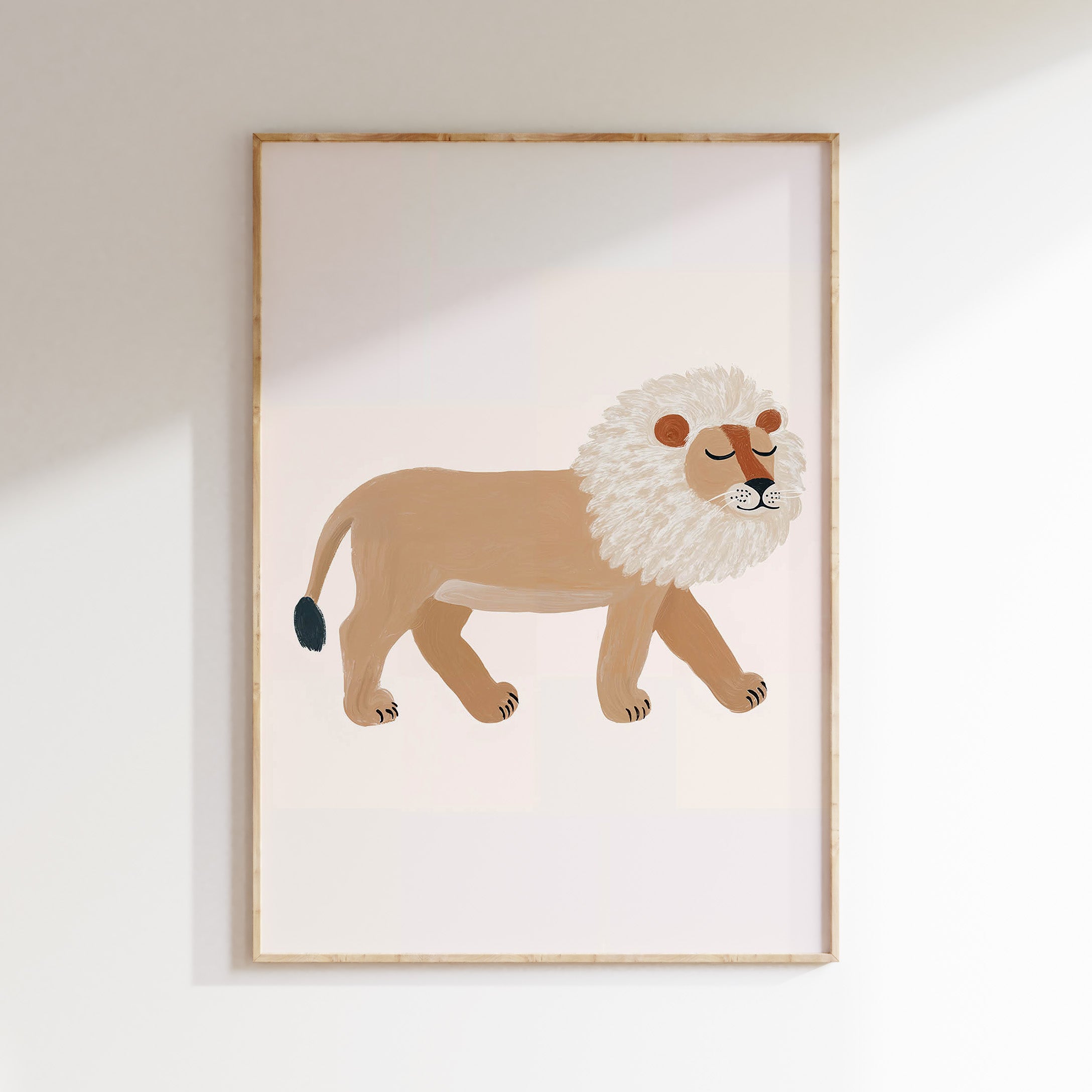 Children's room print - Lion