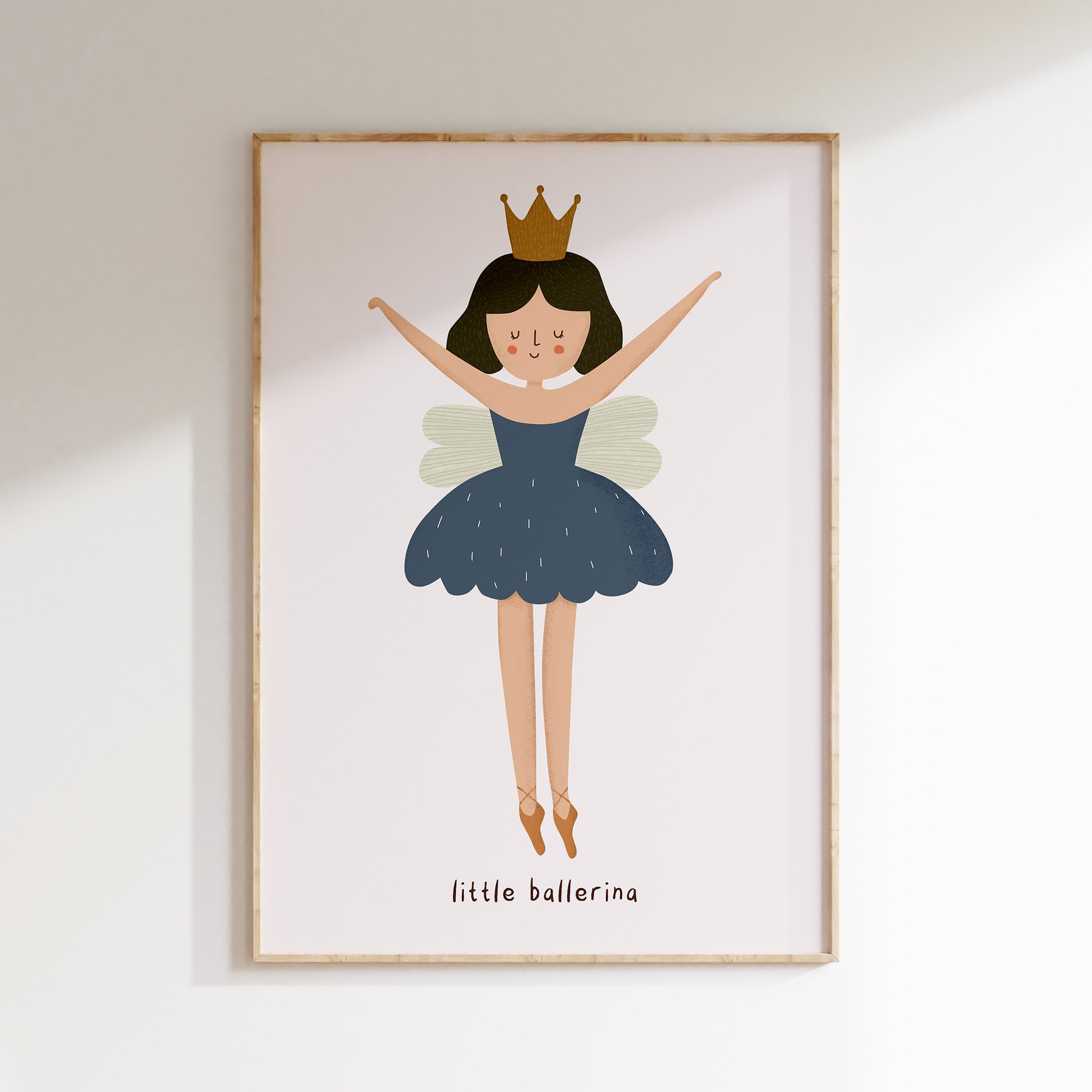 Kinderkamer print - Little ballerina