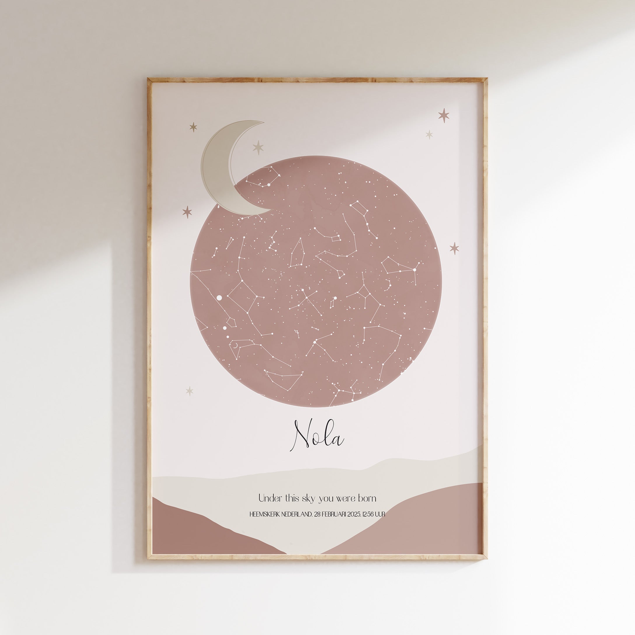 Sterrenhemel poster - PINK DAWN