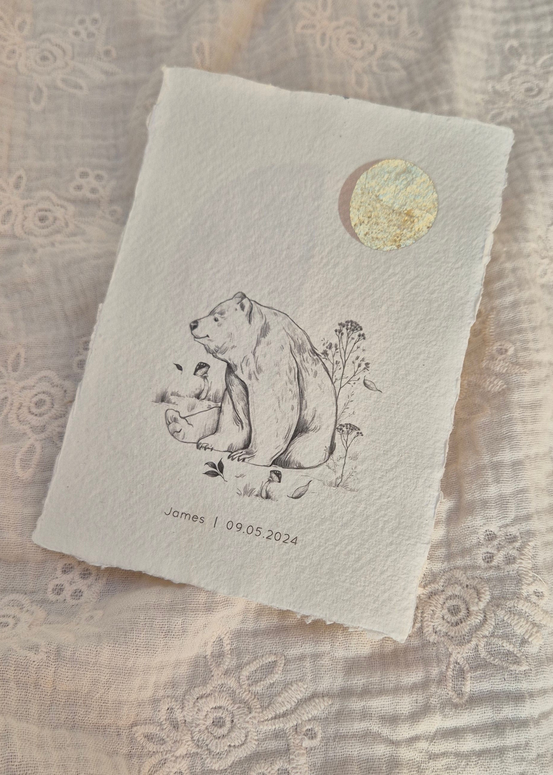 Maanstand poster - Beer