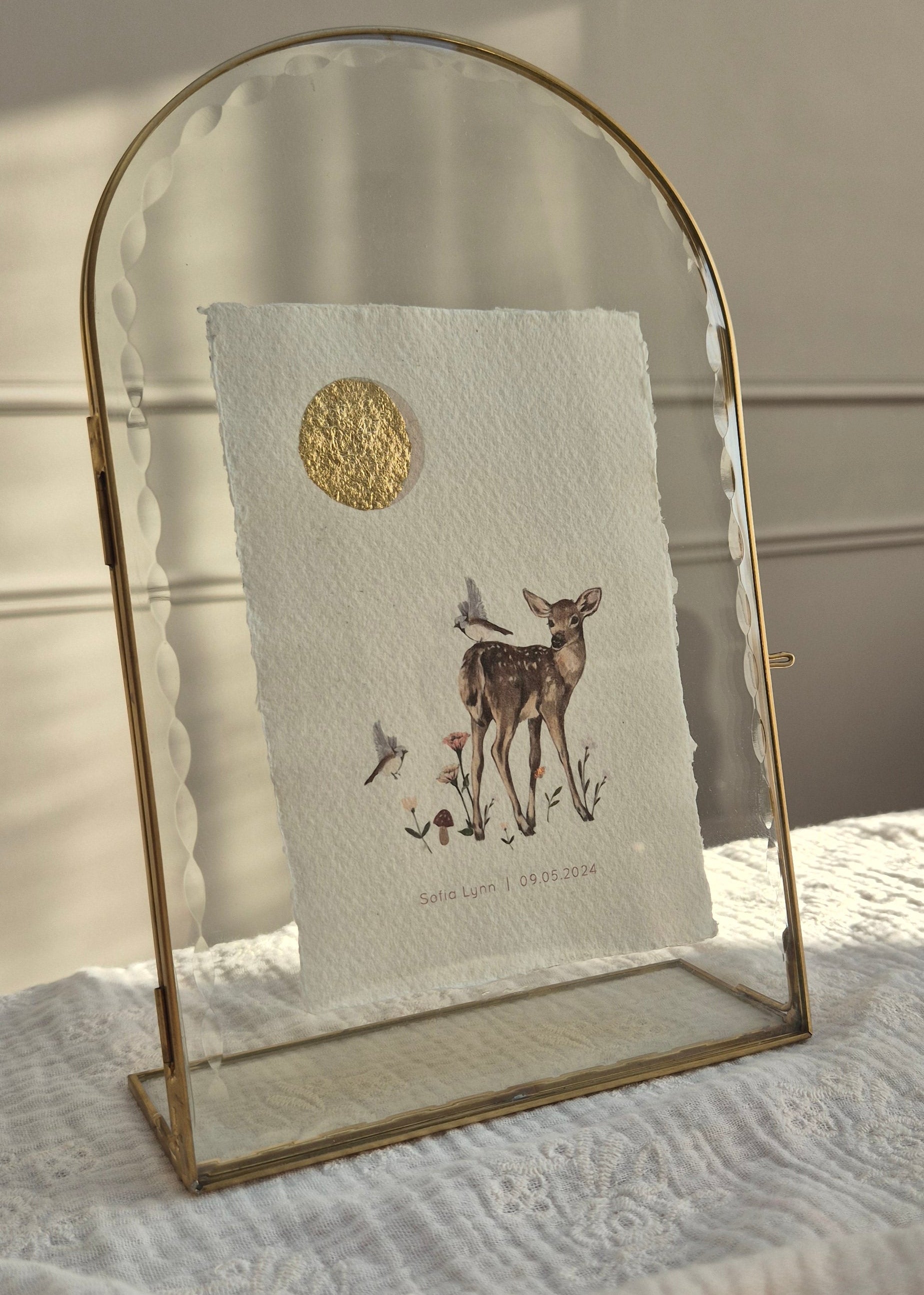 Maanstand poster - Hertje