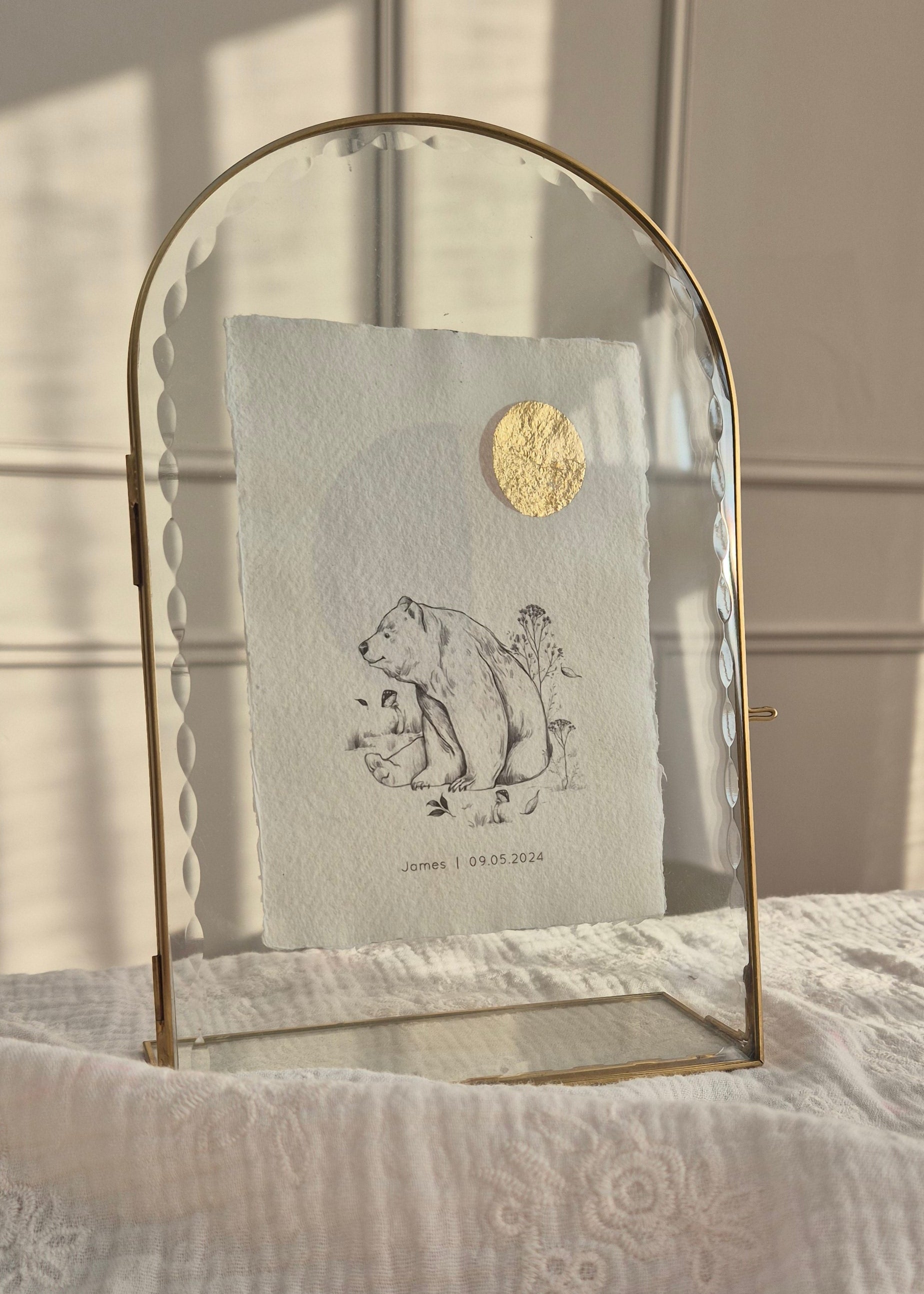 Maanstand poster - Beer