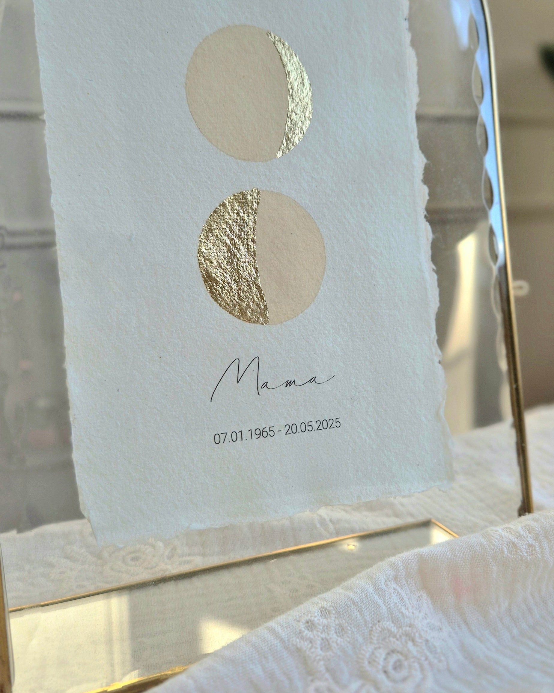 Gedenk maanstand poster