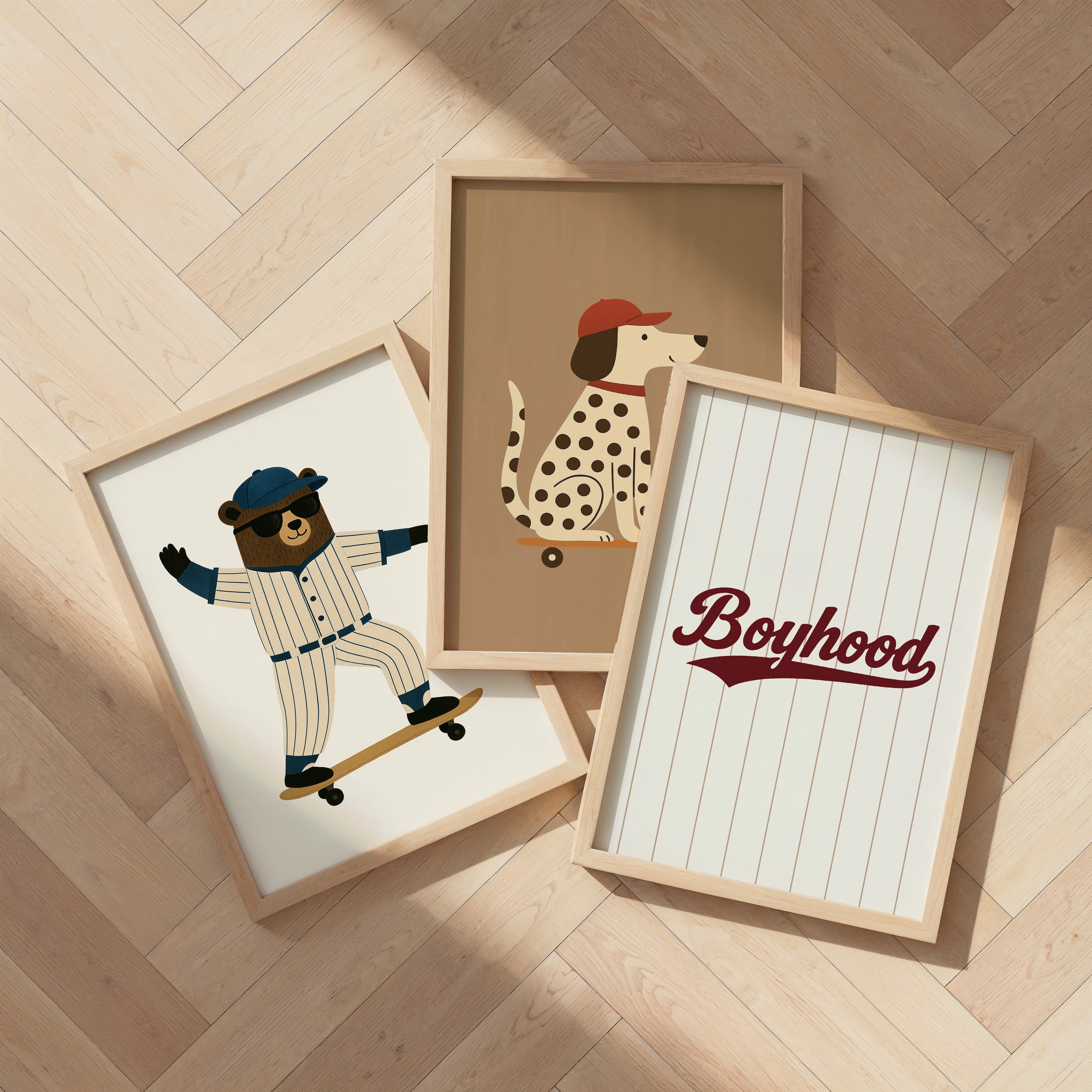 Kinderkamer poster - Skateboard Beer Baseball | Sport