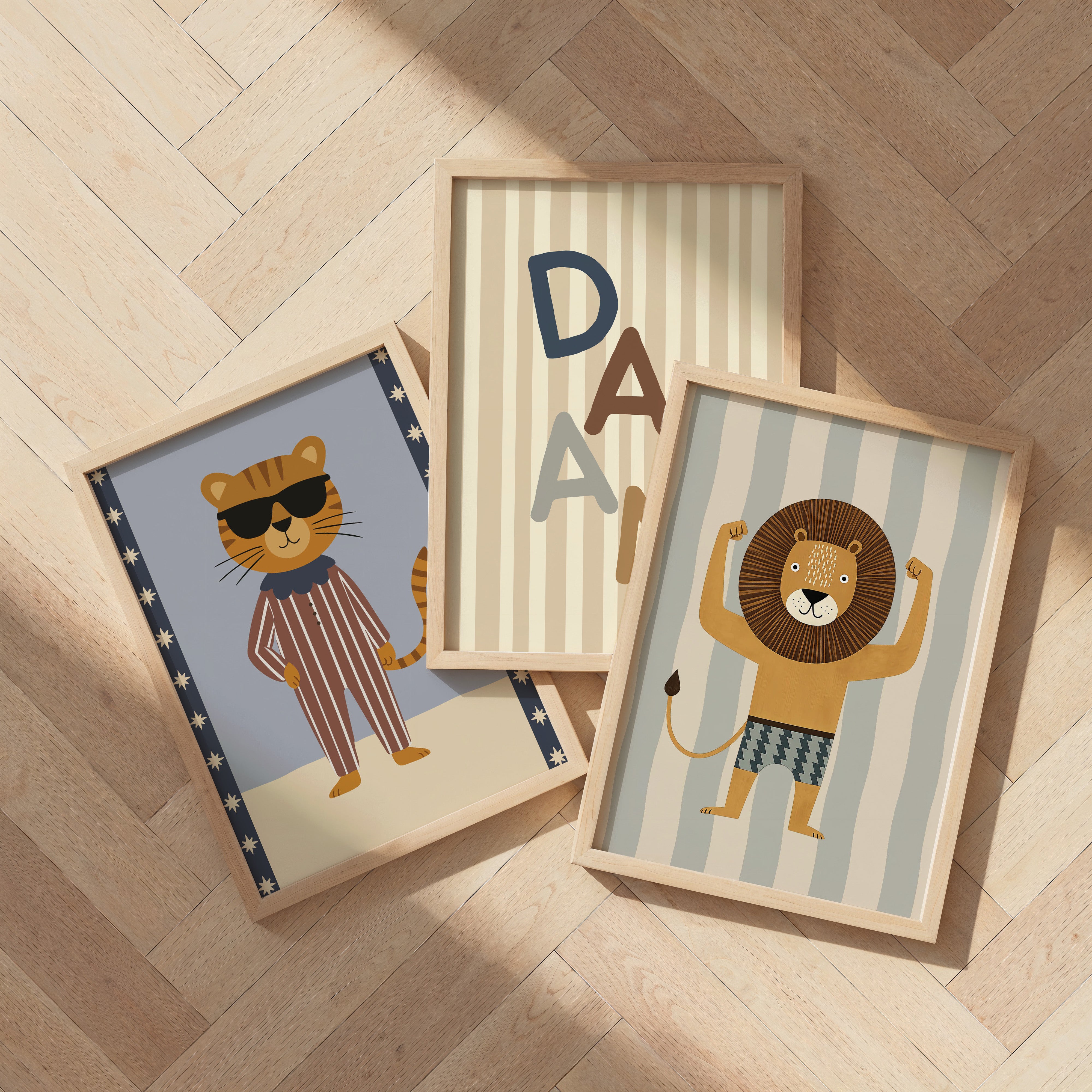 Naamposter Letterpret - jongen