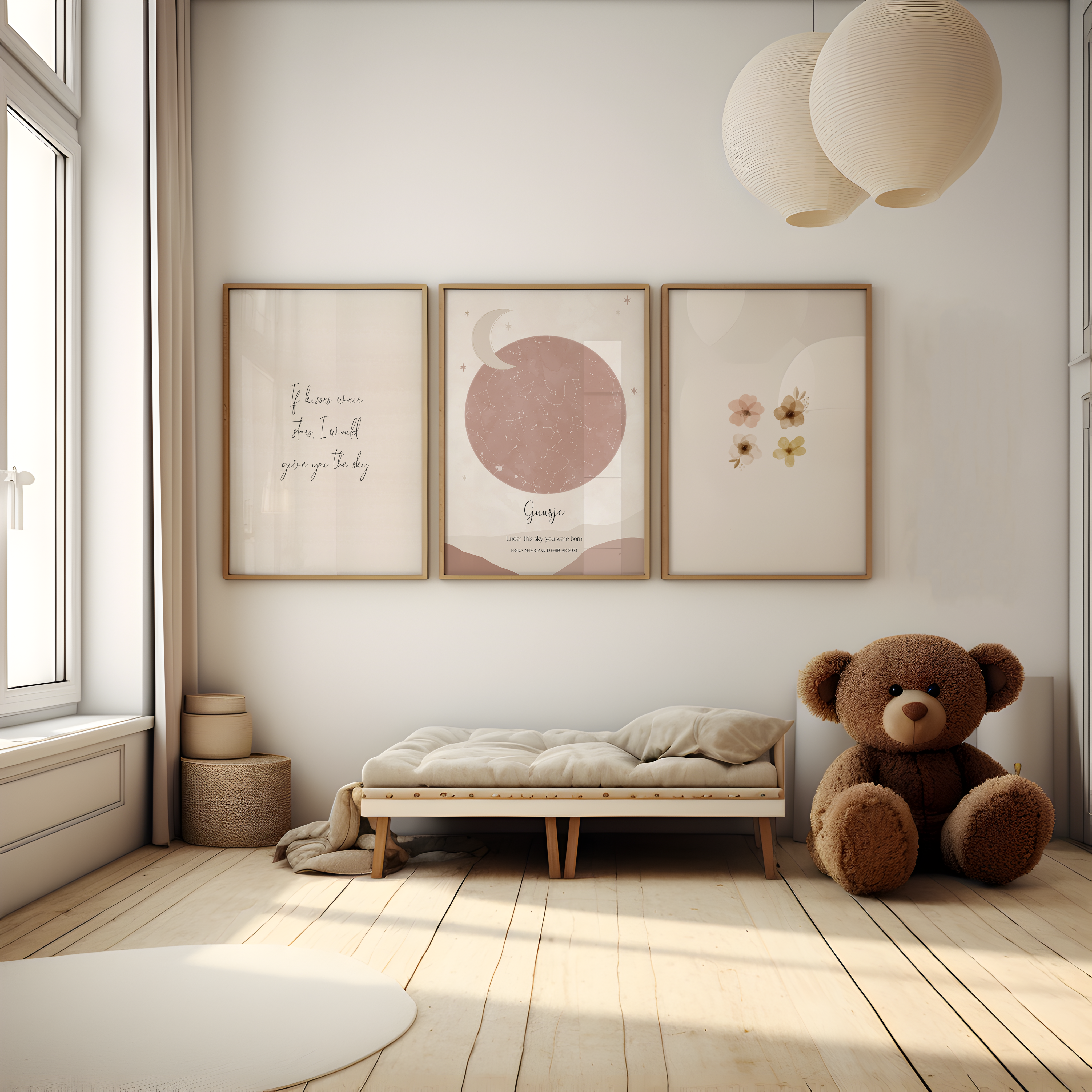 Sterrenhemel poster - PINK DAWN