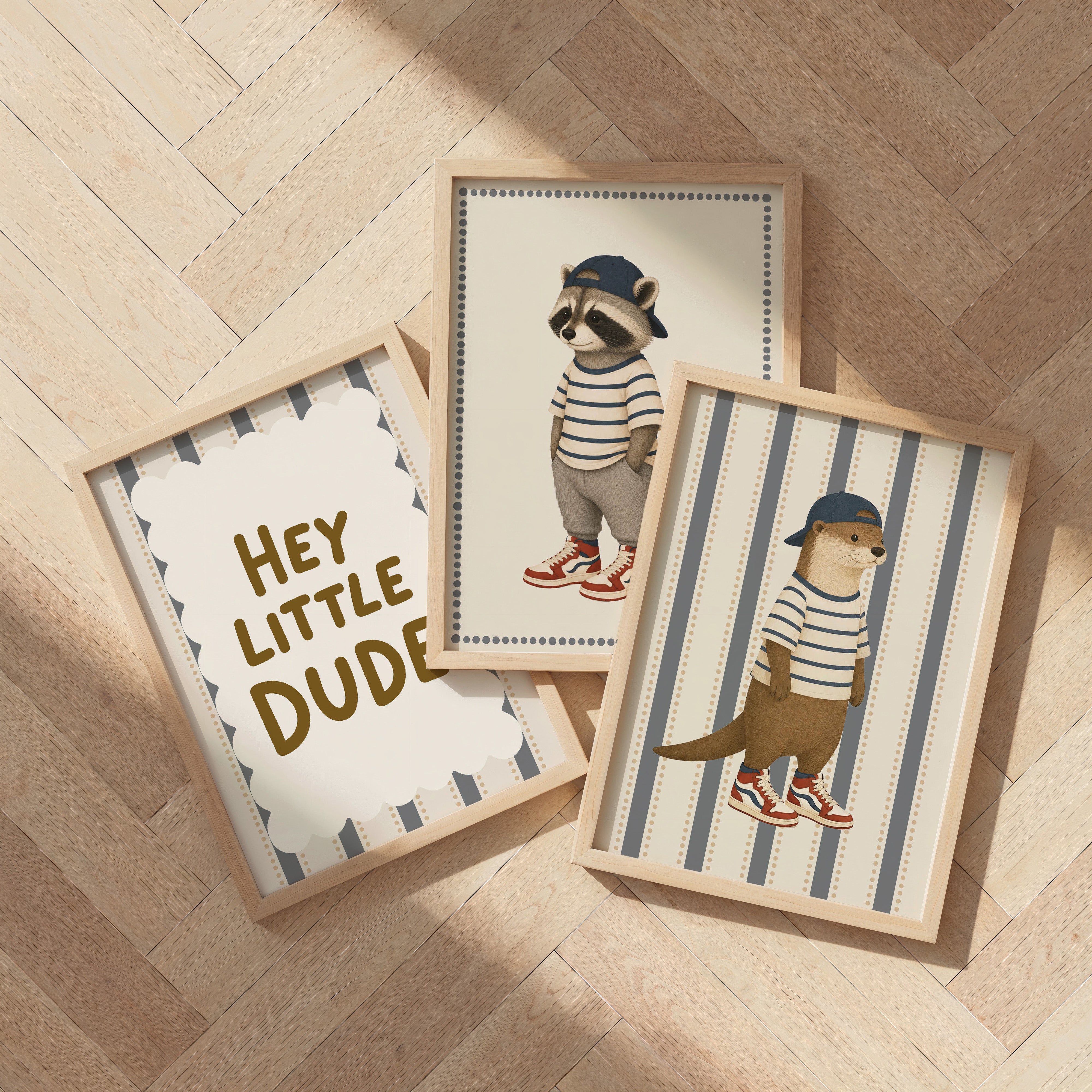 Kinderkamer print - Hey Little Dude
