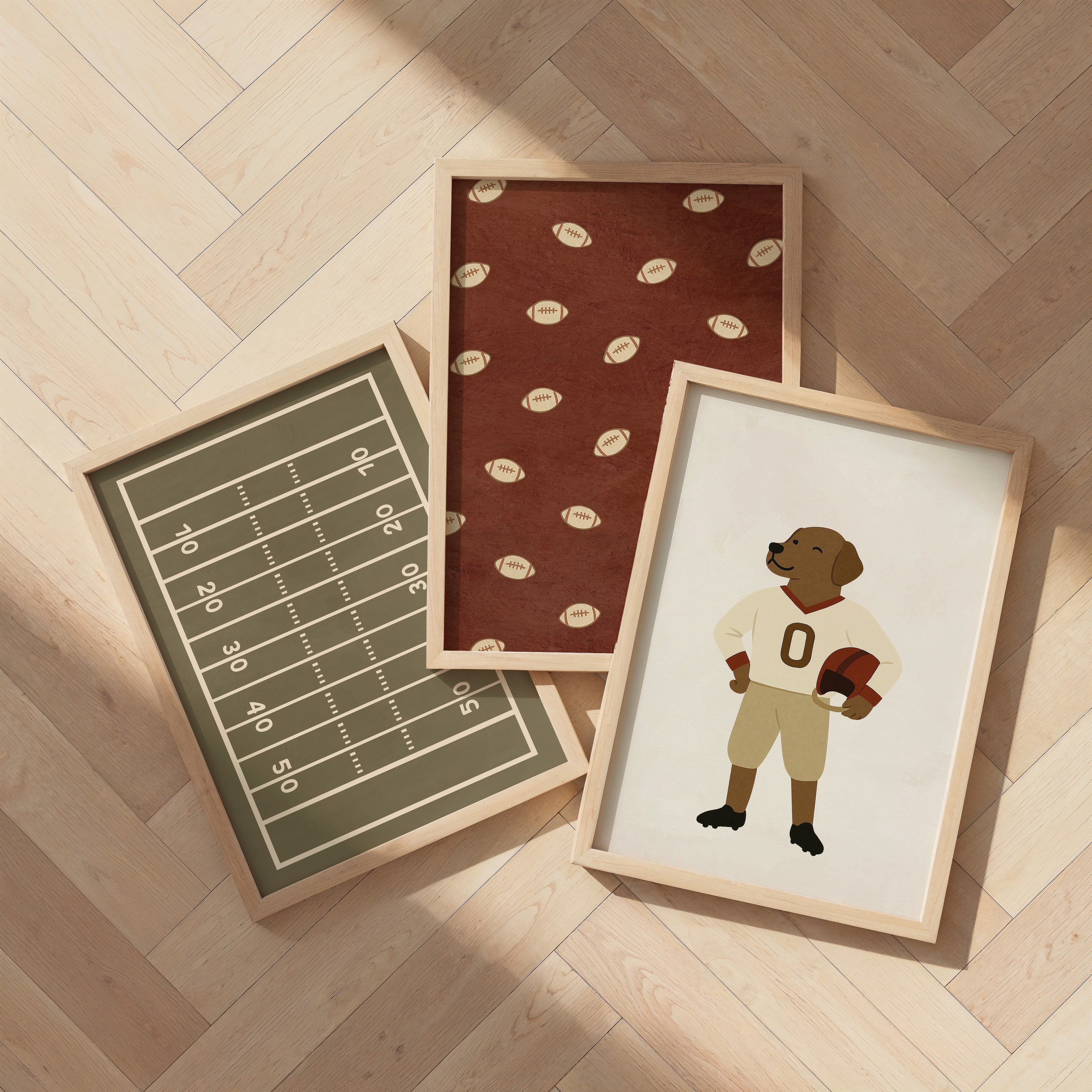 Kinderkamer poster - American Football veld | Sport