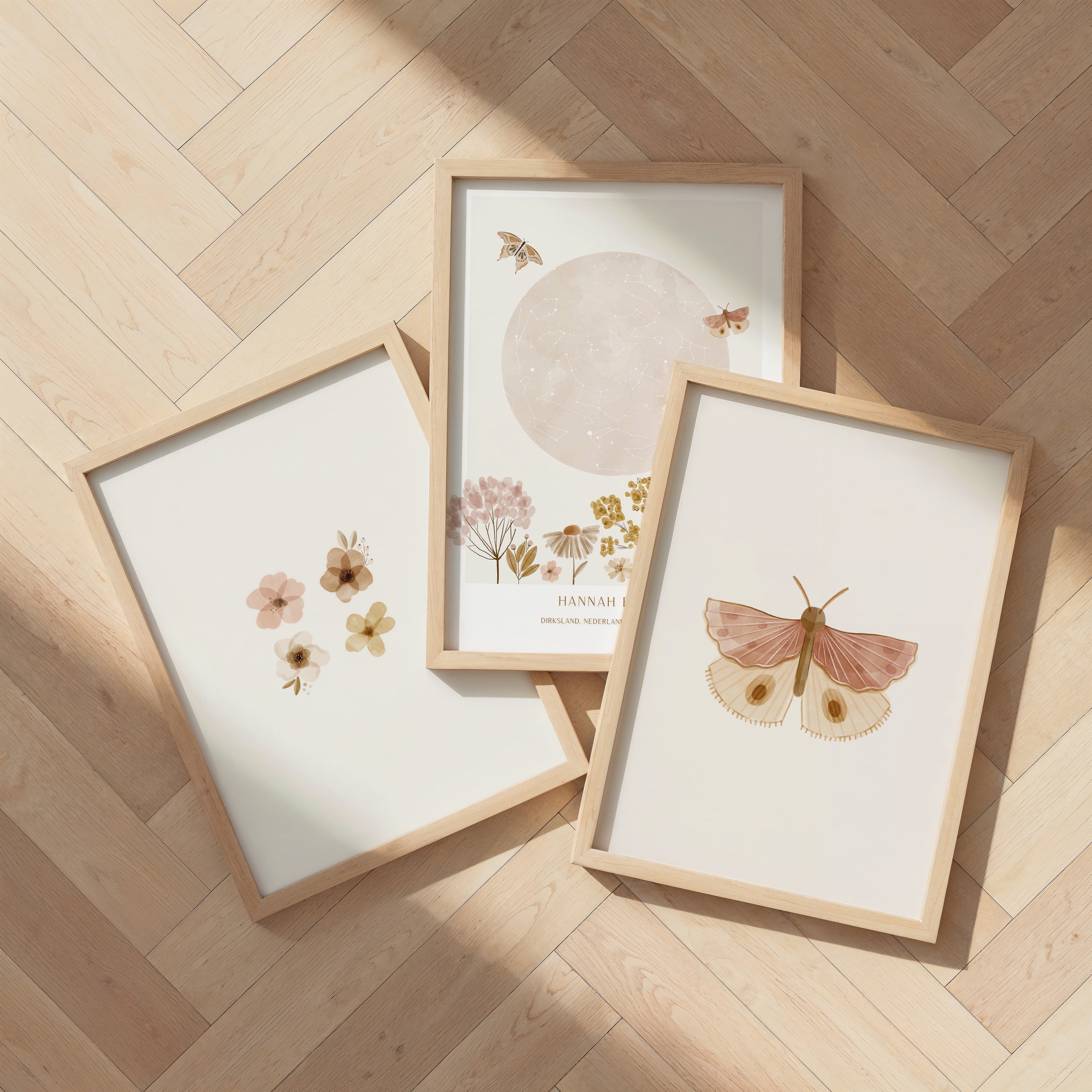 Kinderkamer poster - Vintage Bloemen | Vintage Garden