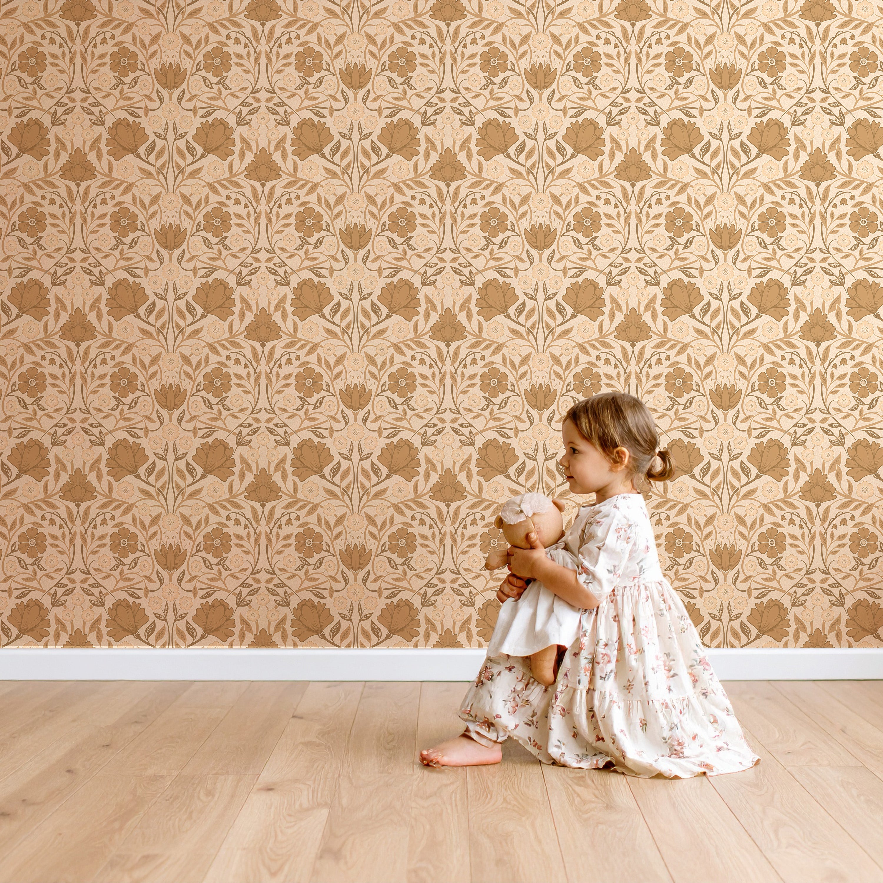 Wallpaper Vintage Flowers