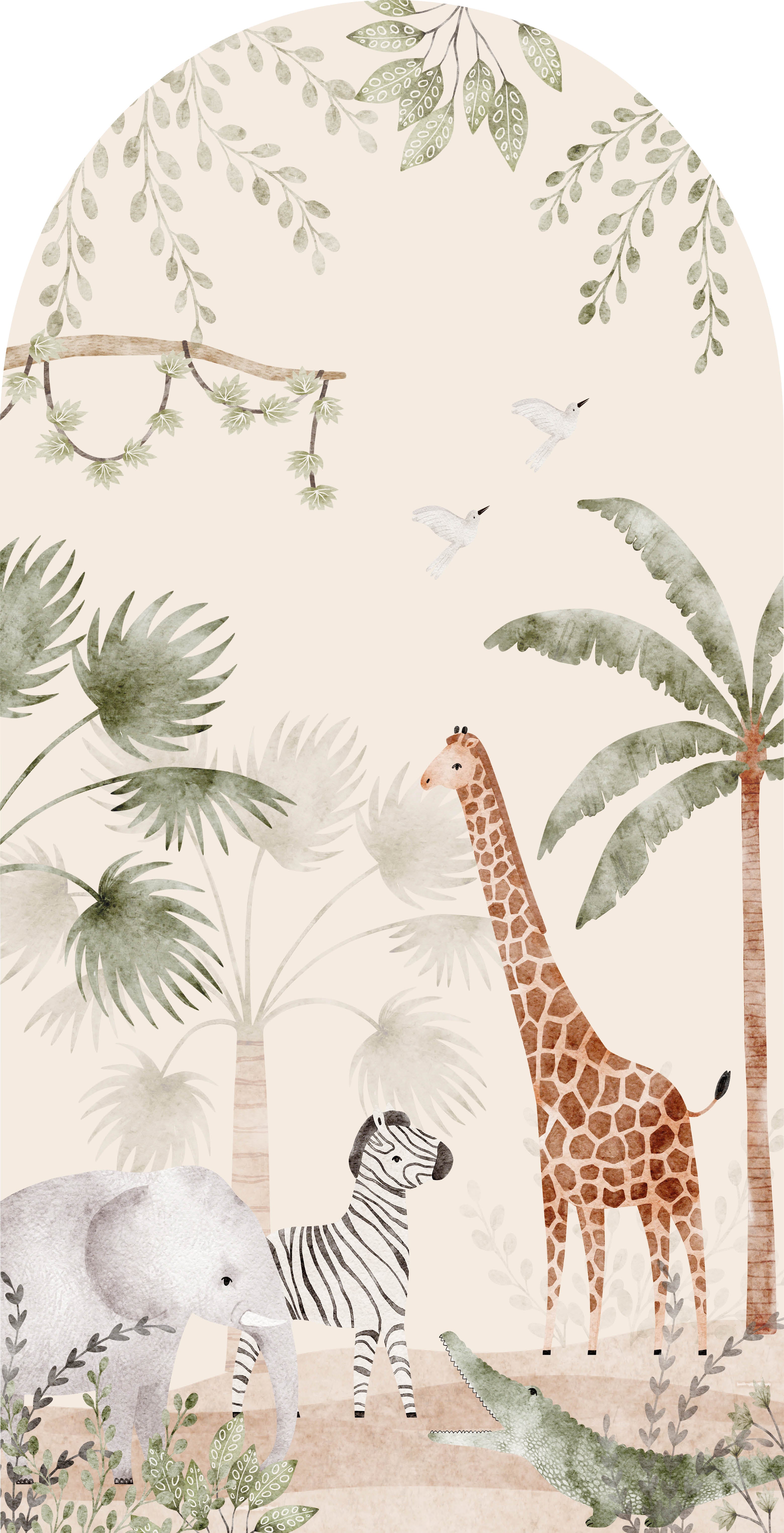 Wallpaper arch - Safari Dreams