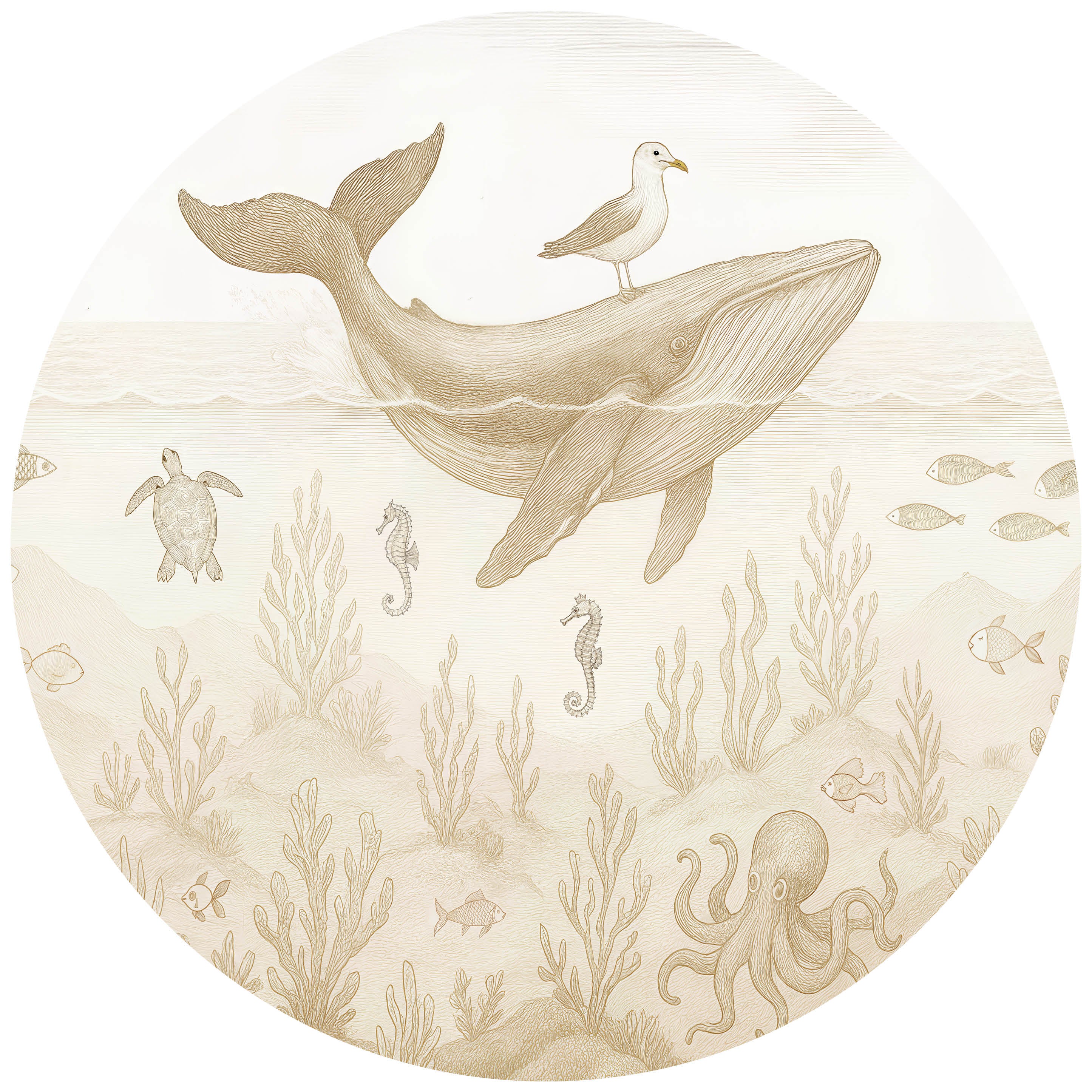 Behangcirkel - Oceaan