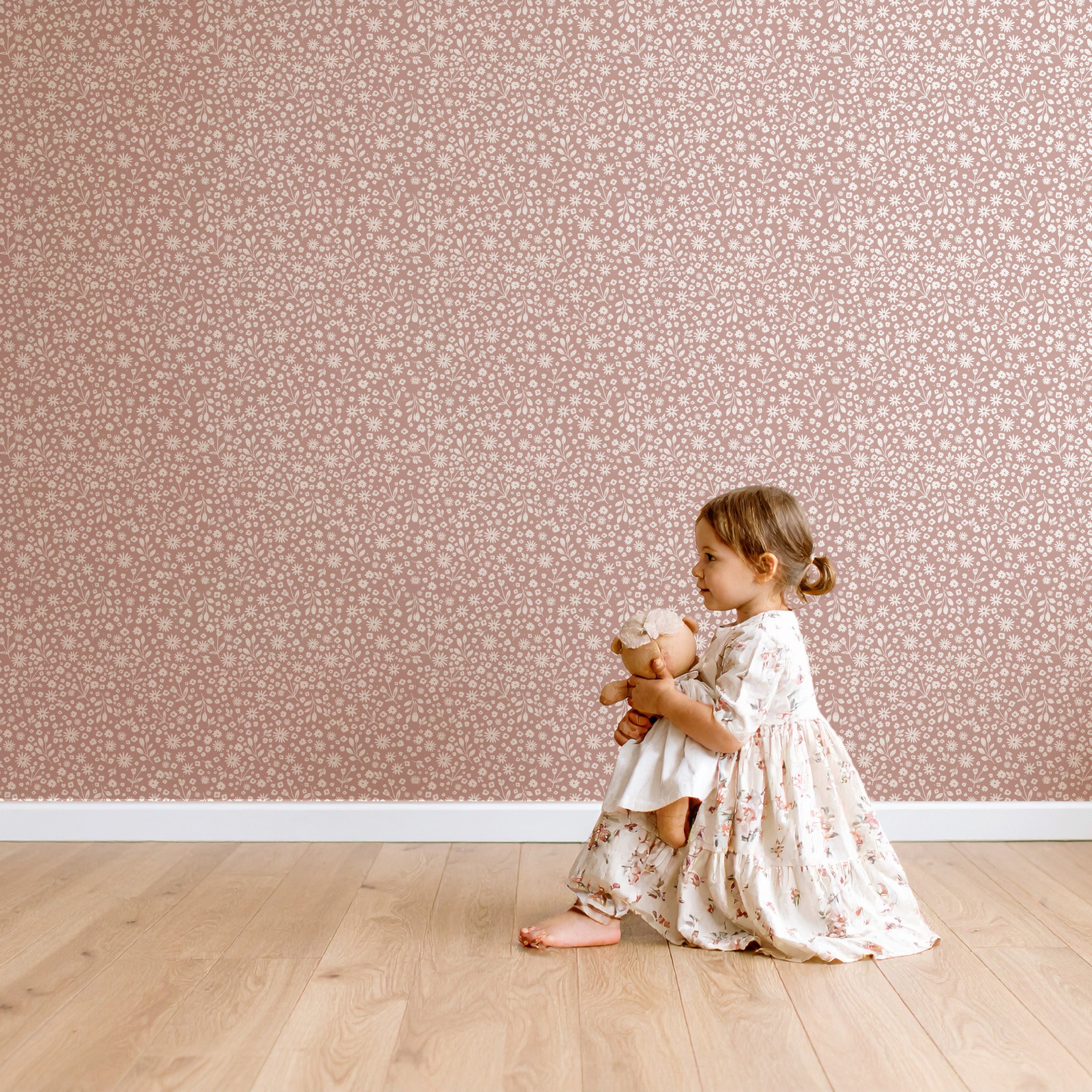 Wallpaper Flower Field - dawn