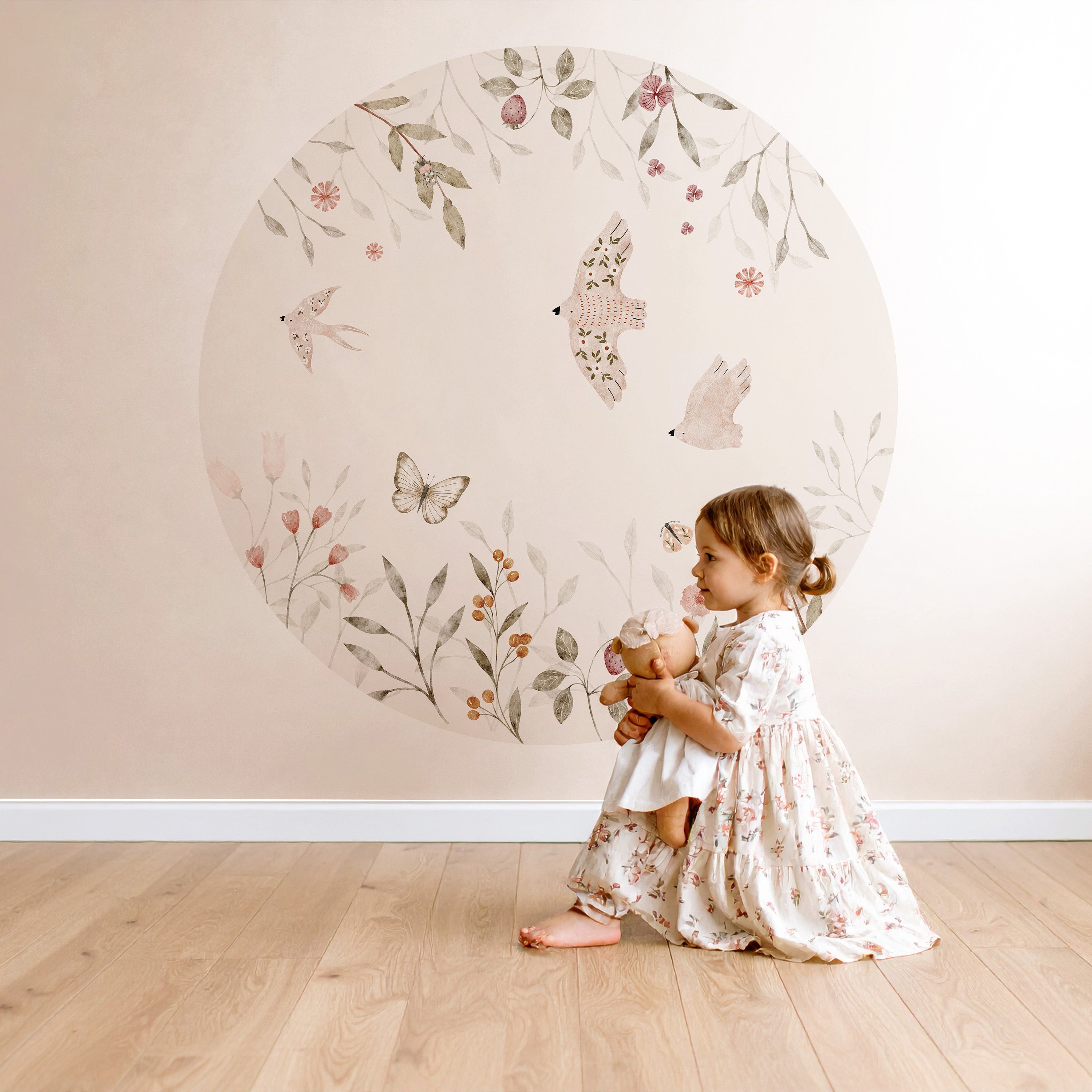 Behangcirkel - Spring Garden