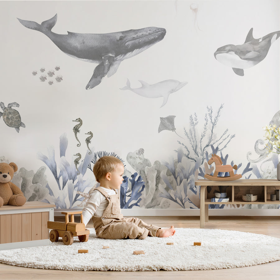 Collage behang Under the Sea