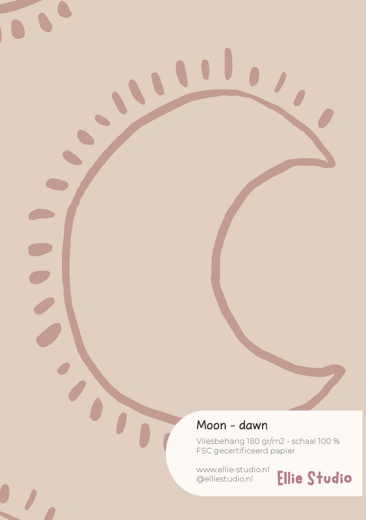 Wallpaper sample Moon - dawn