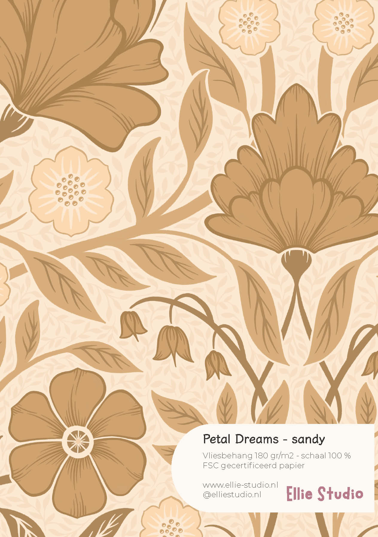 Behangstaal Petal Dreams - sandy