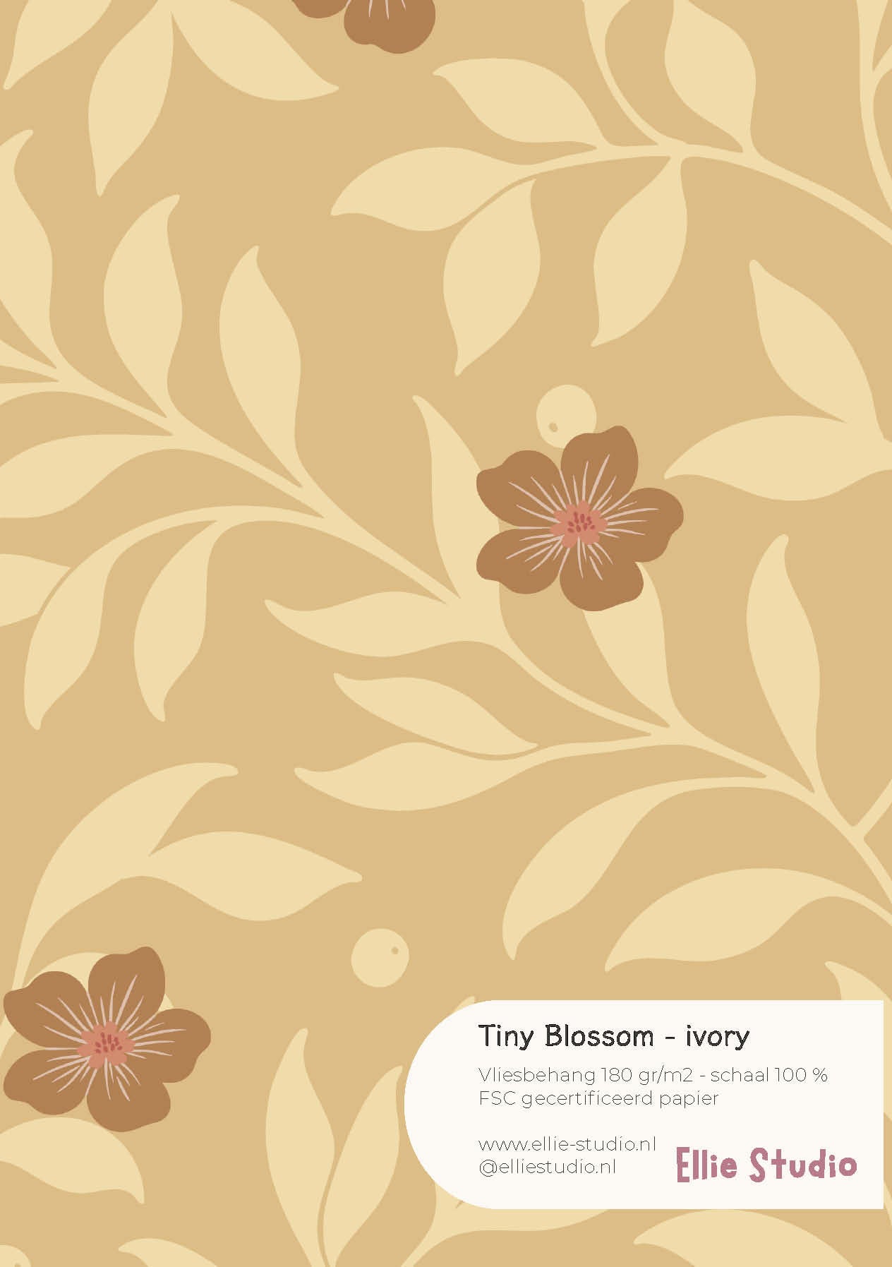 Wallpaper sample Checked check - Chocolate