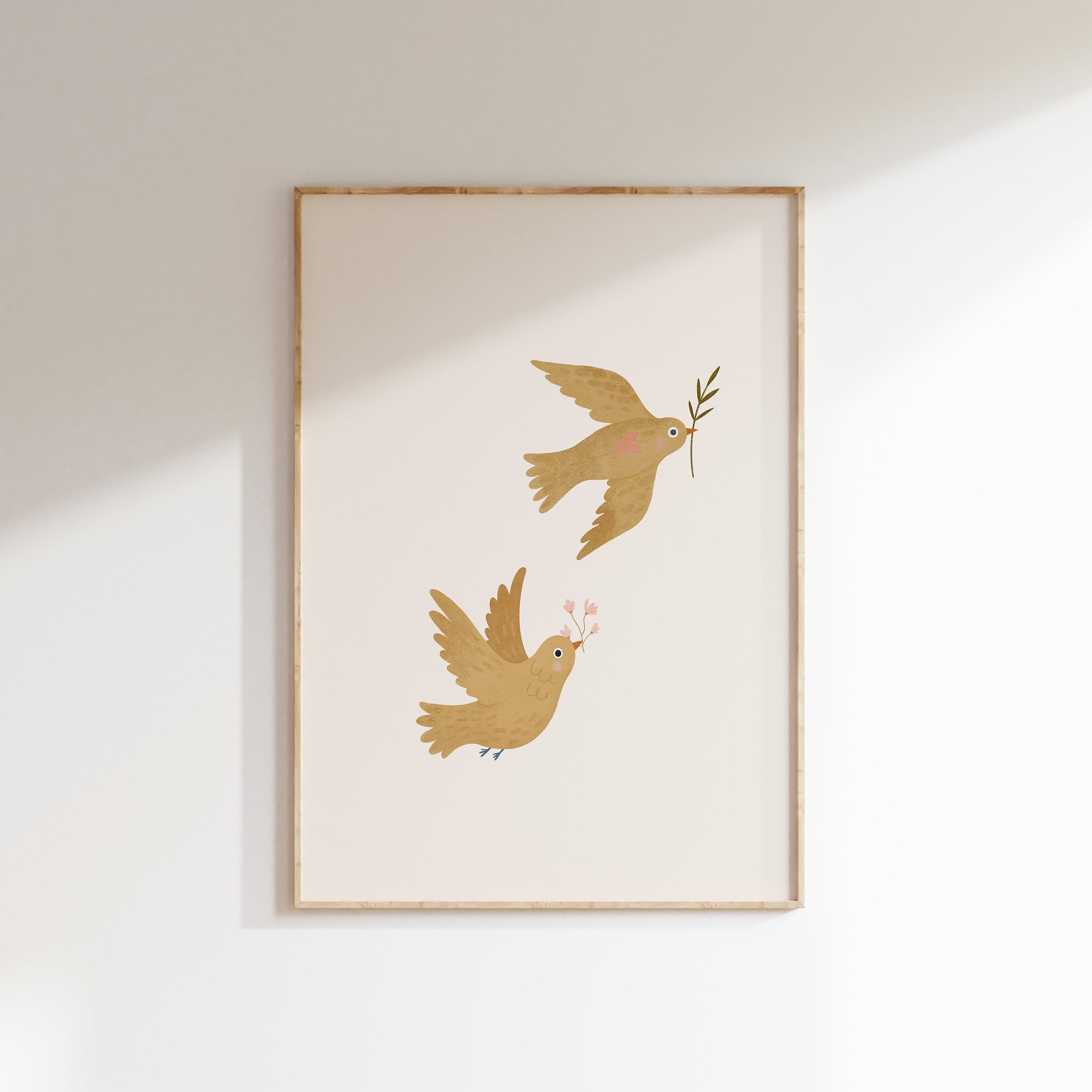 Kinderkamer poster - Vogeltjes duo | Garden of Paradise