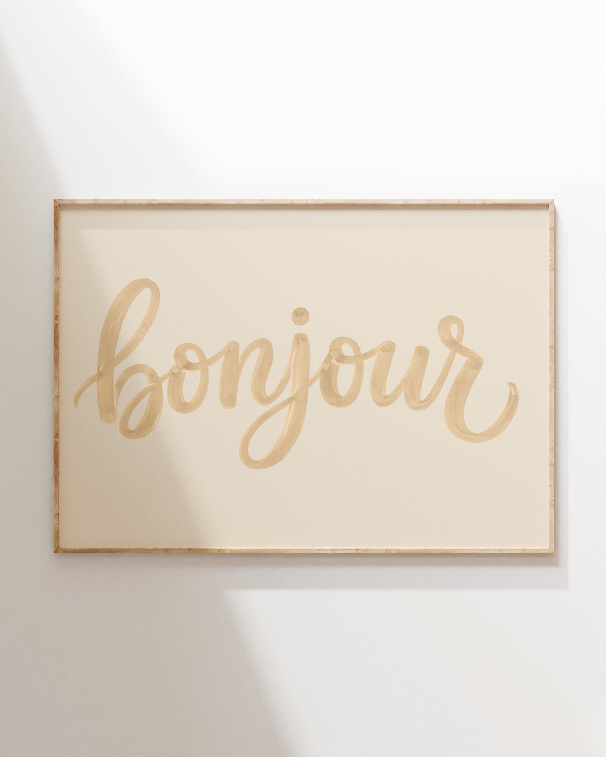 Children's room poster - Je t'aime