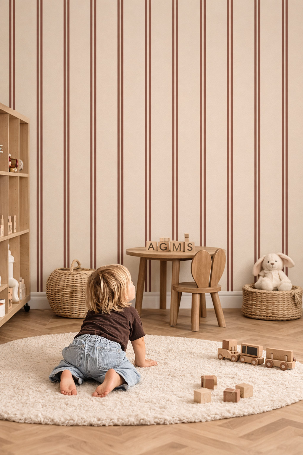 Wallpaper Twisty Twins - chocolate